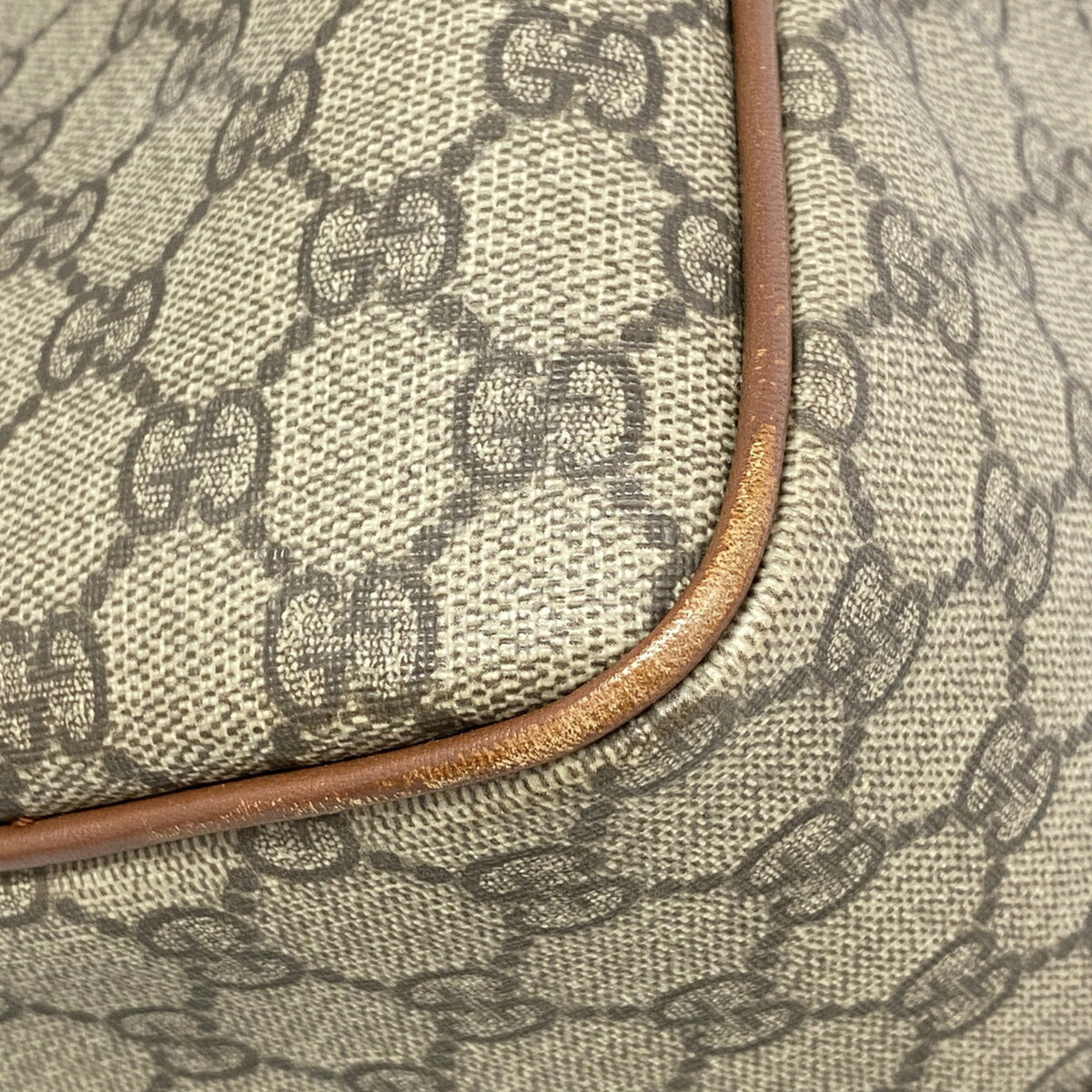 Gucci Brown Pvc Handbag (Pre-Owned)