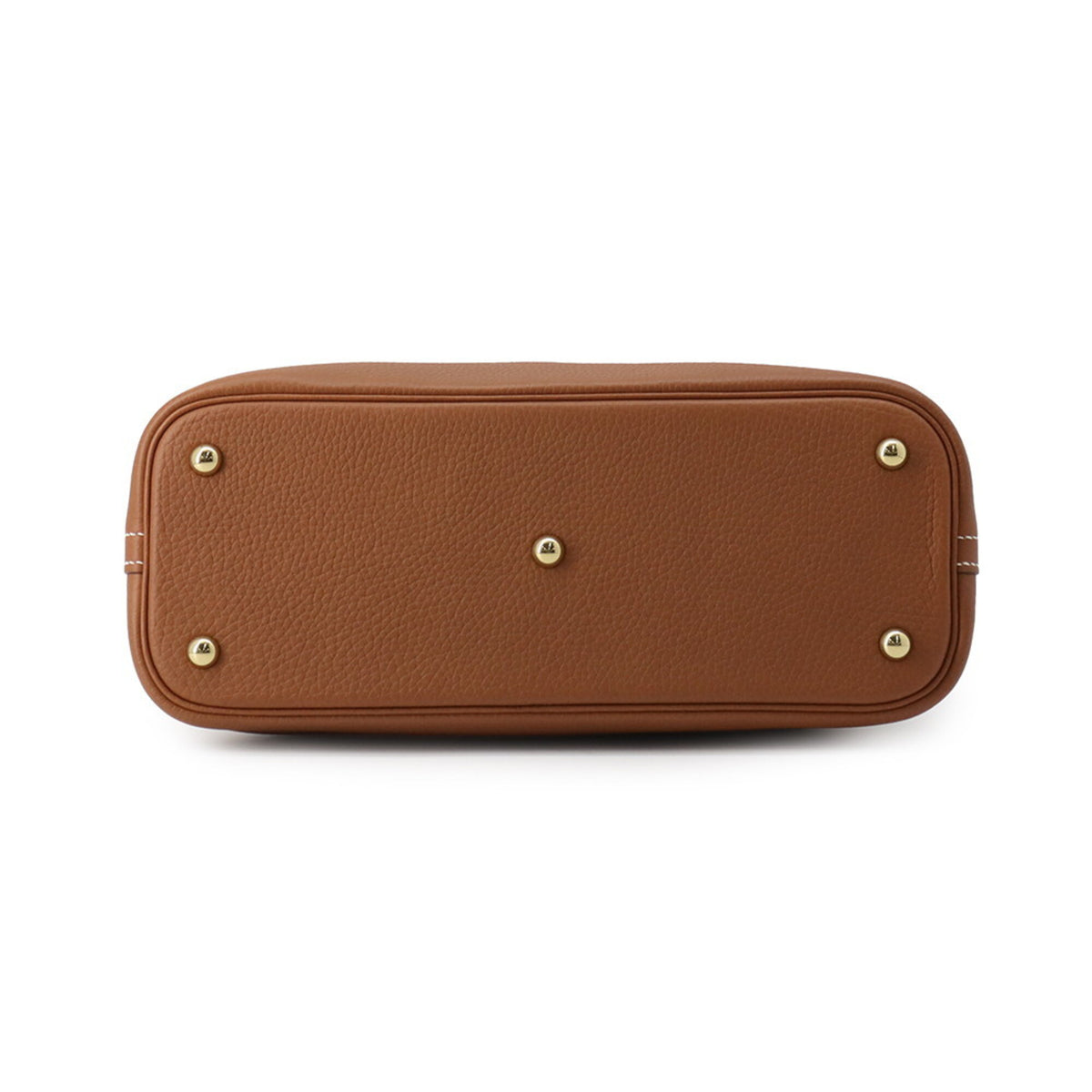 Hermes Brown Taurillon Clemence Leather Handbag Shoulder Bag (Pre-Owned)