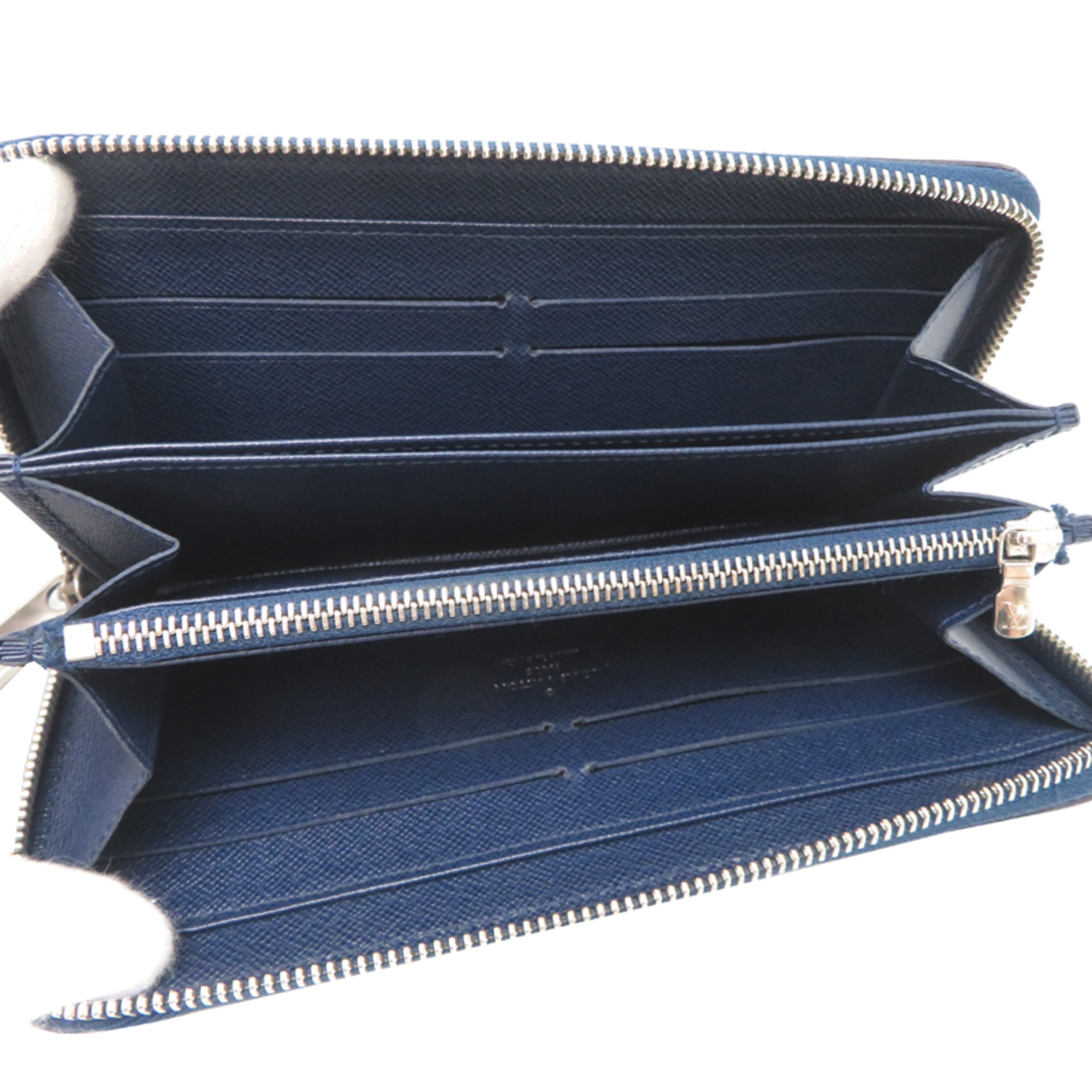 Louis Vuitton Navy Epi Leather Long Wallet (Bi-Fold) (Pre-Owned)
