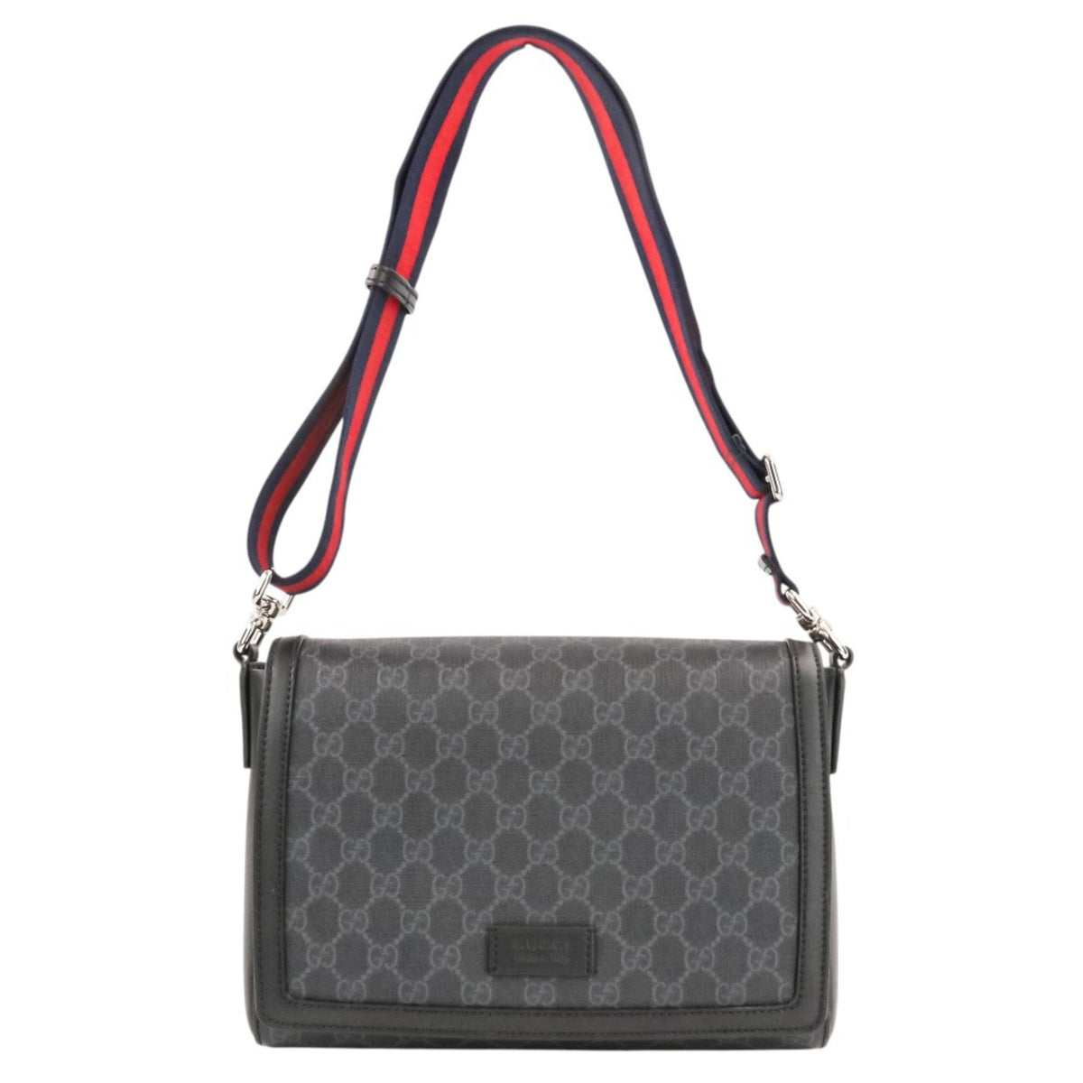 Gucci Black Gg Supreme Shoulder Bag (Pre-Owned)