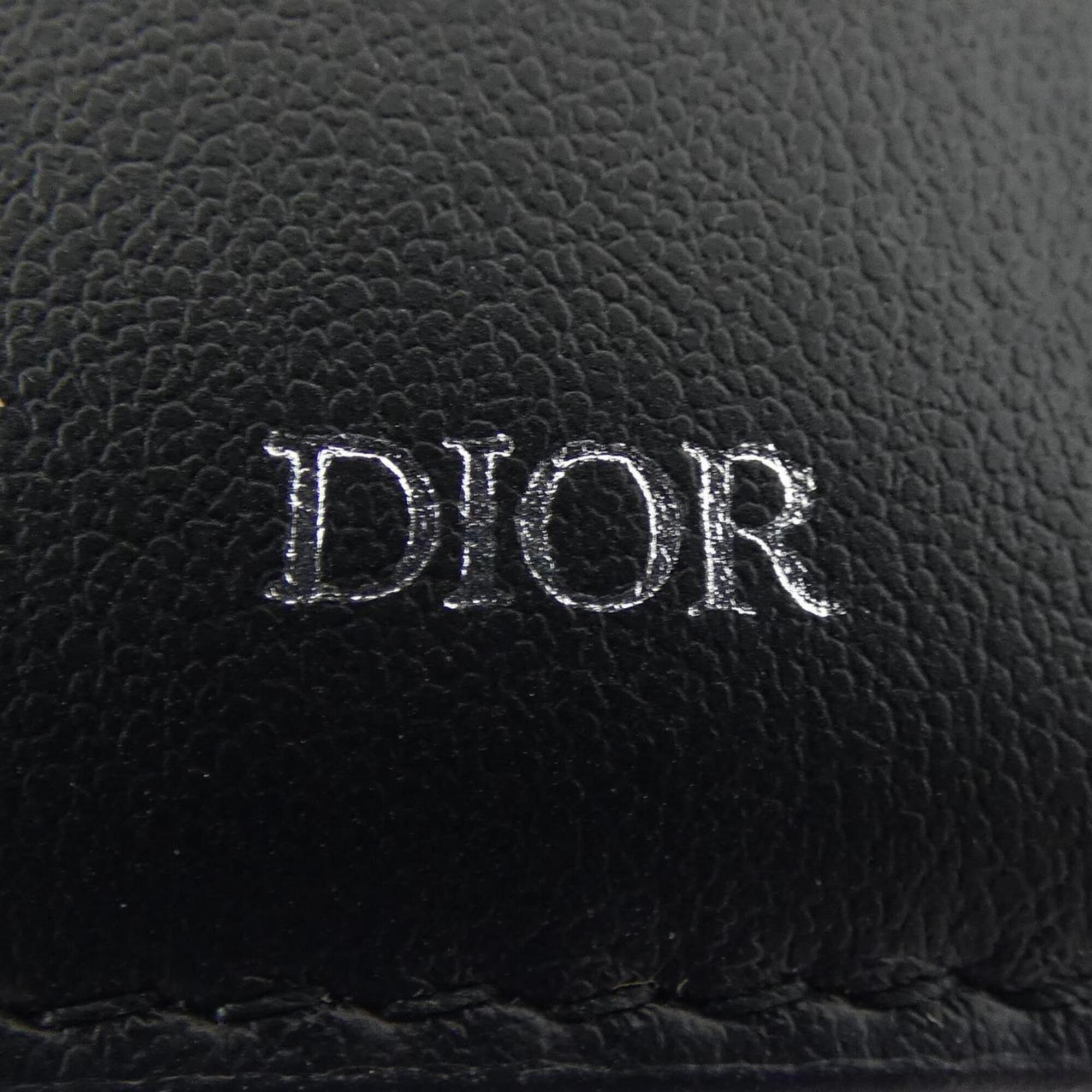 Christian Dior Black Long Wallet (Bi-Fold) (Pre-Owned)