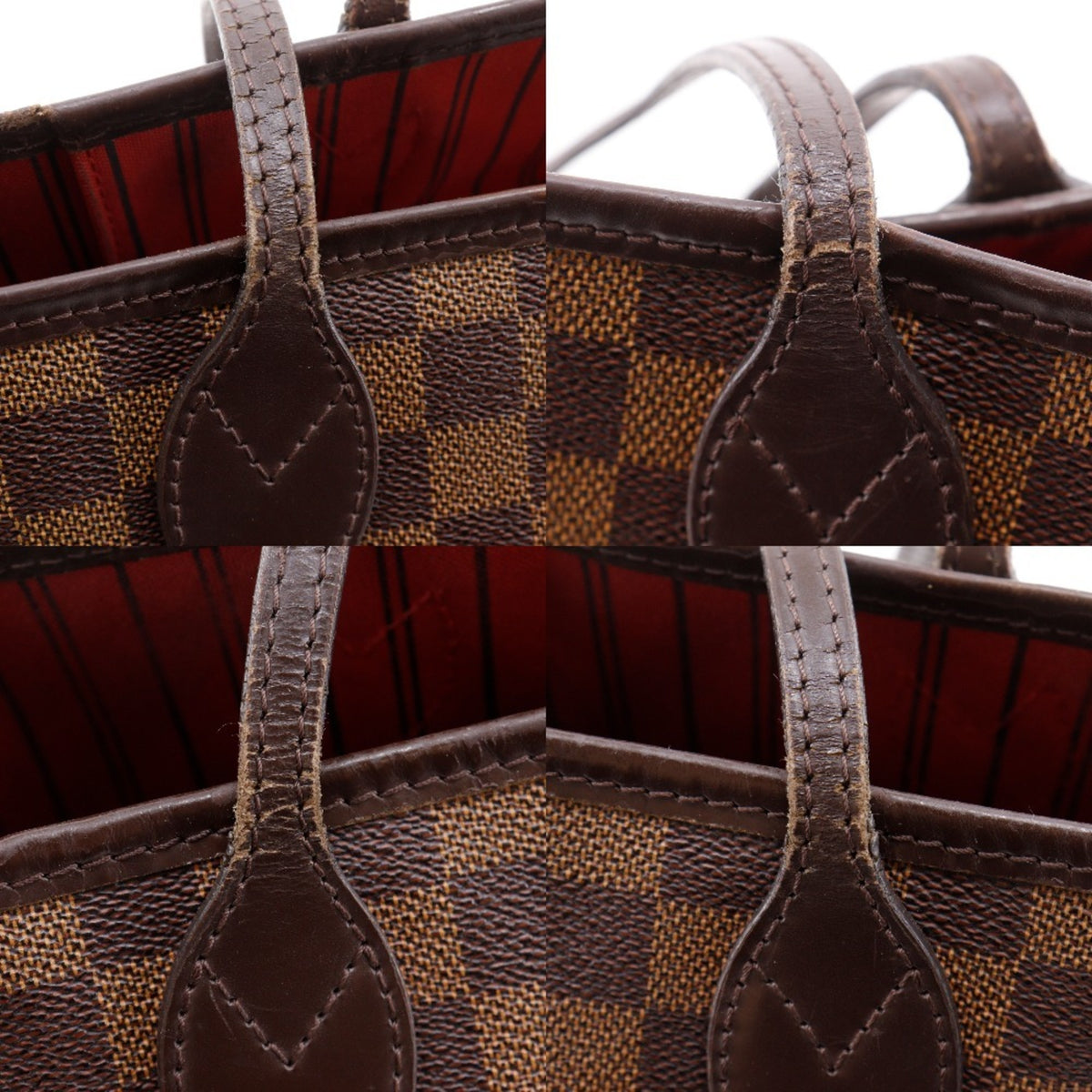 Louis Vuitton Brown Damier Canvas Tote Bag (Pre-Owned)