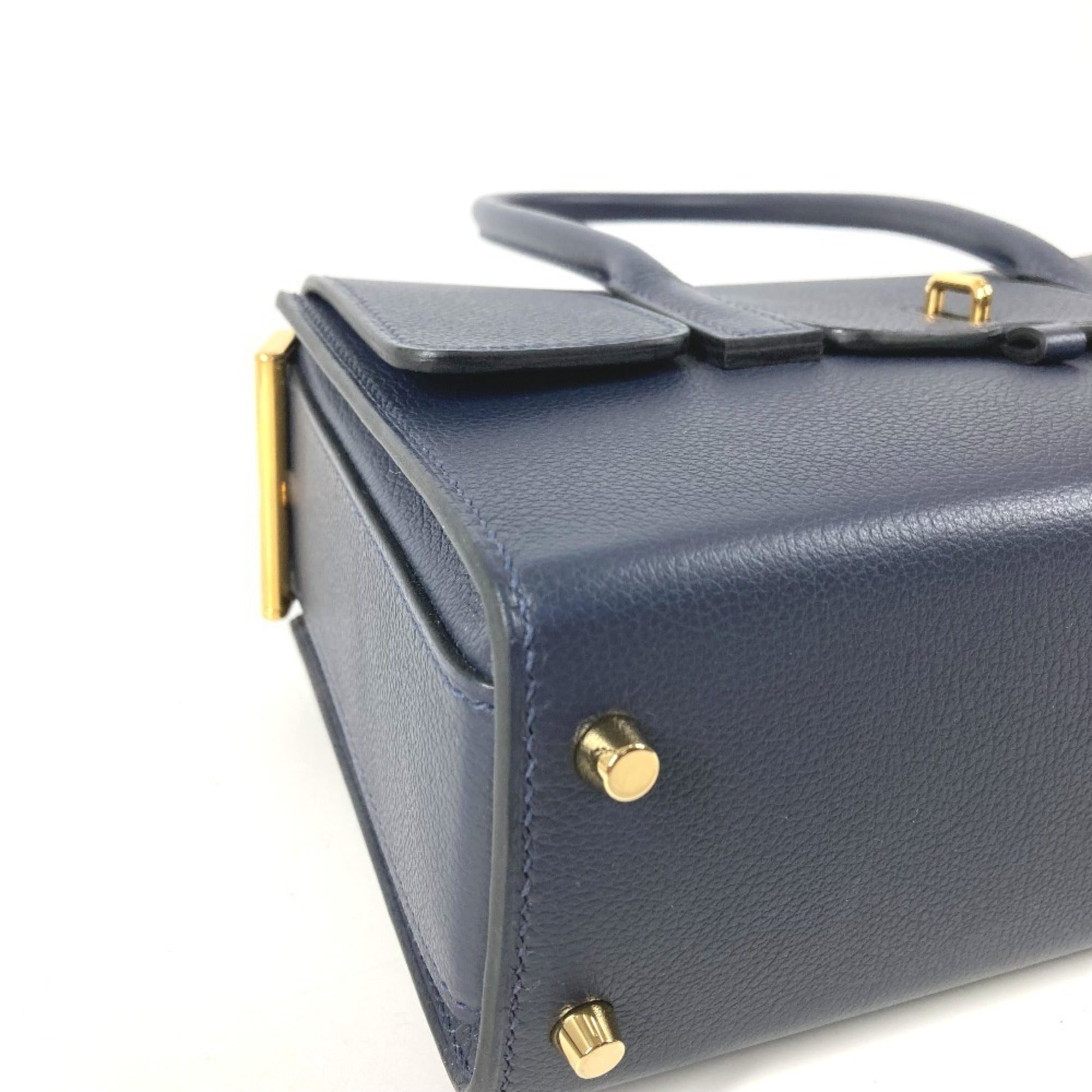 Hermes Drag Navy Shoulder Bag (Pre-Owned)