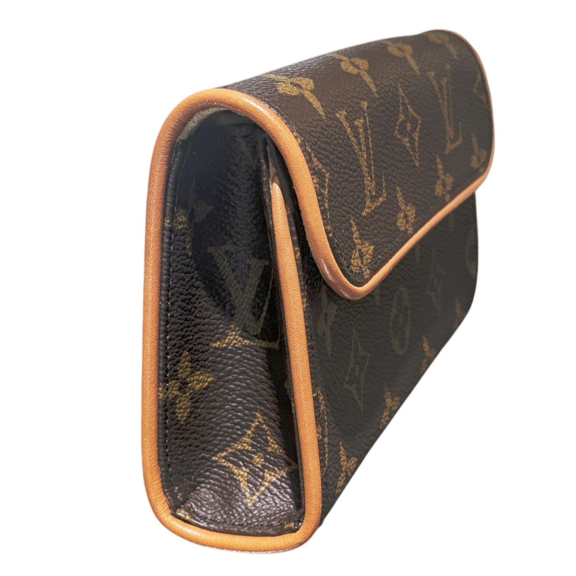 Louis Vuitton Brown Monogram Canvas Pochette Pouch Shoulder Bag (Pre-Owned)