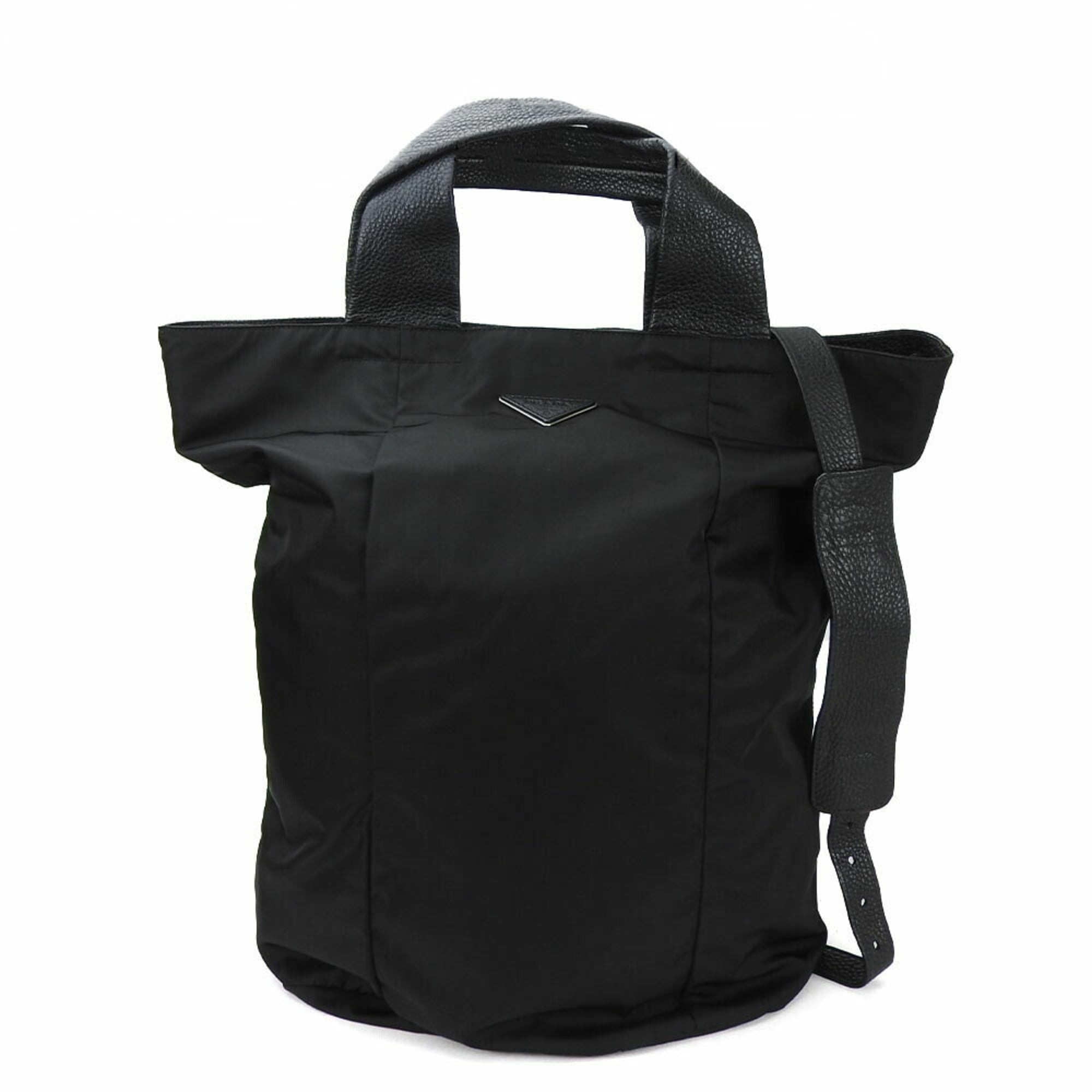 Prada Black Nero Tessuto Shoulder Bag Tote Bag (Pre-Owned)