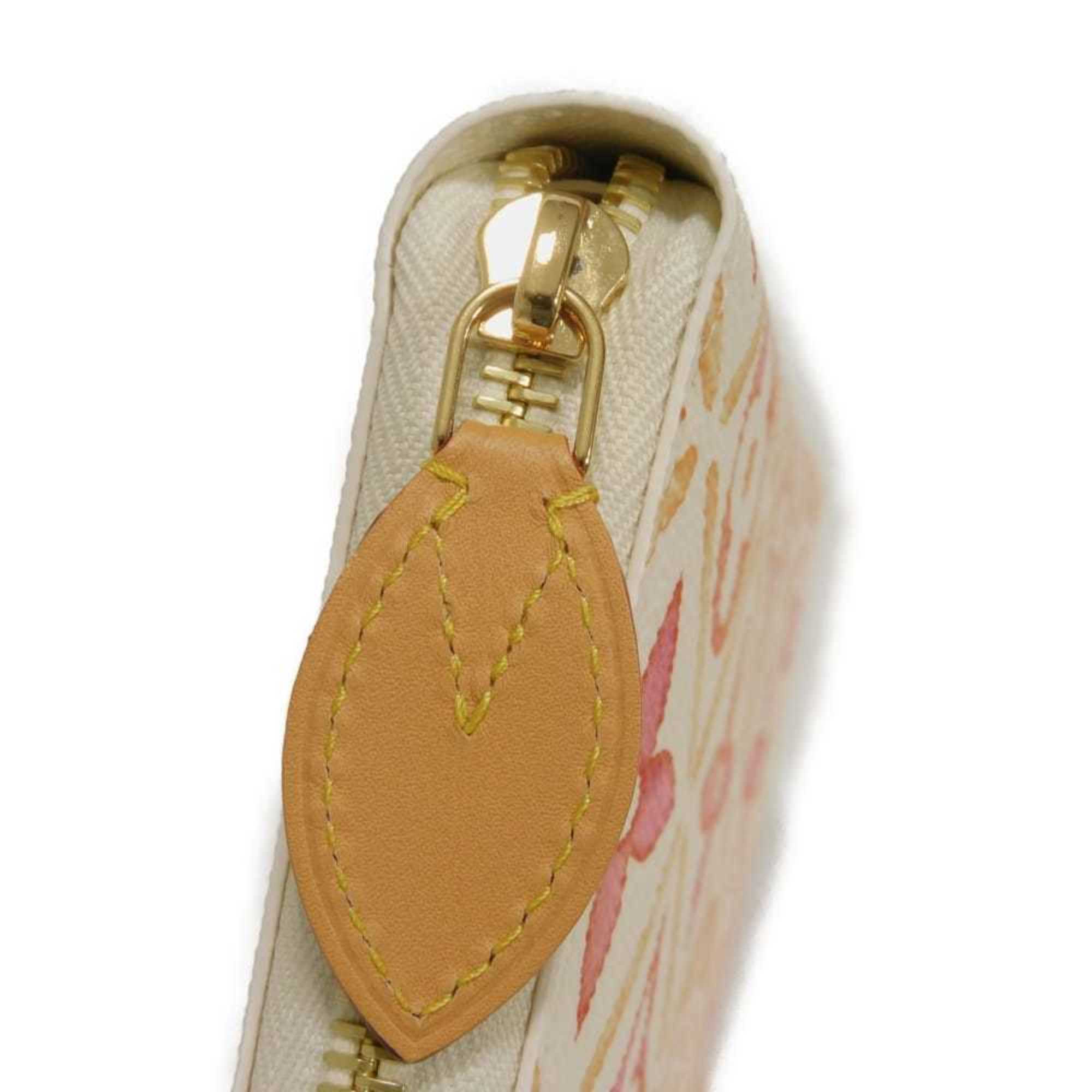 Louis Vuitton Coral Color Monogram Pink White Monogram Long Wallet (Bi-Fold) (Pre-Owned)