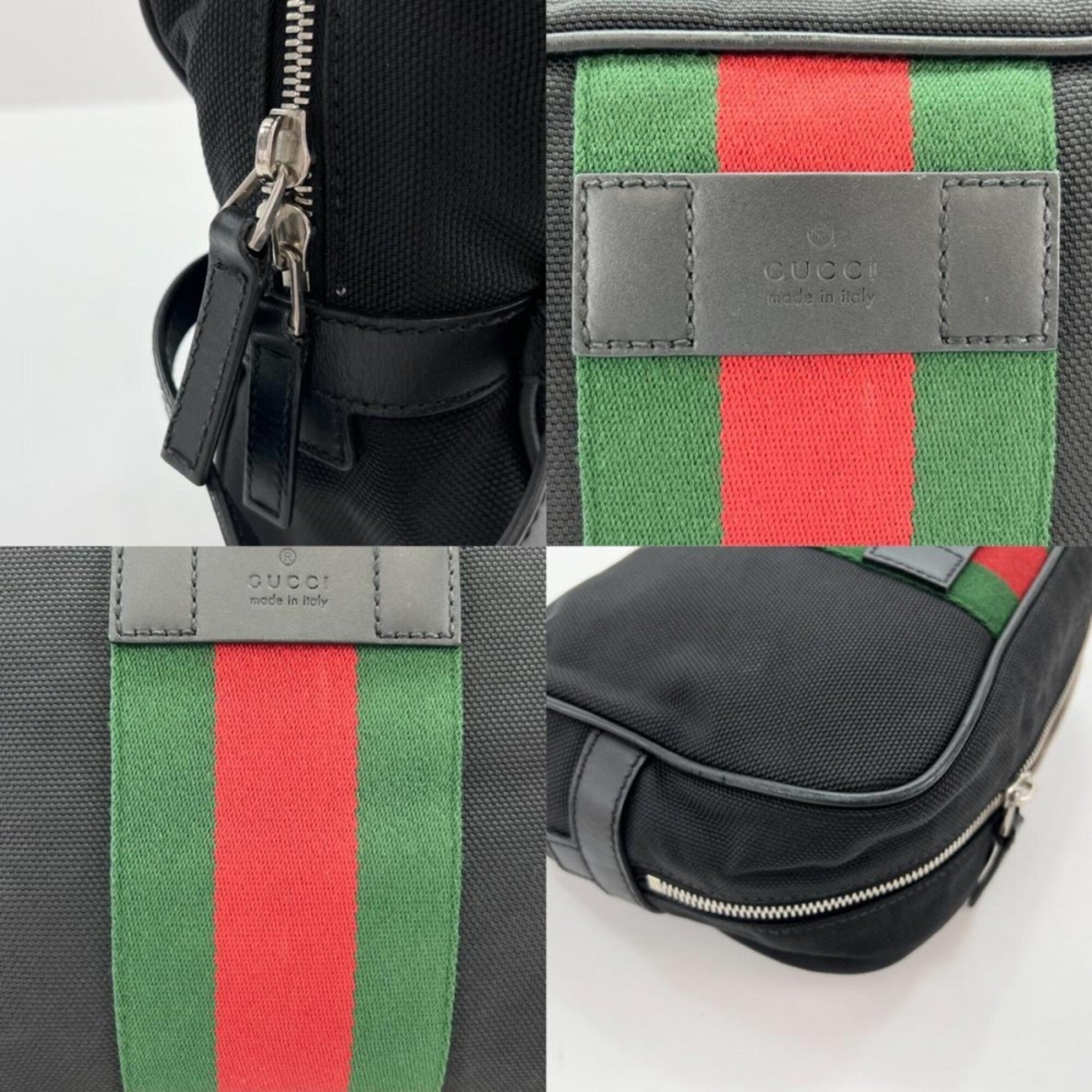 Gucci Black Nylon Clutch Bag Pouch (Pre-Owned)