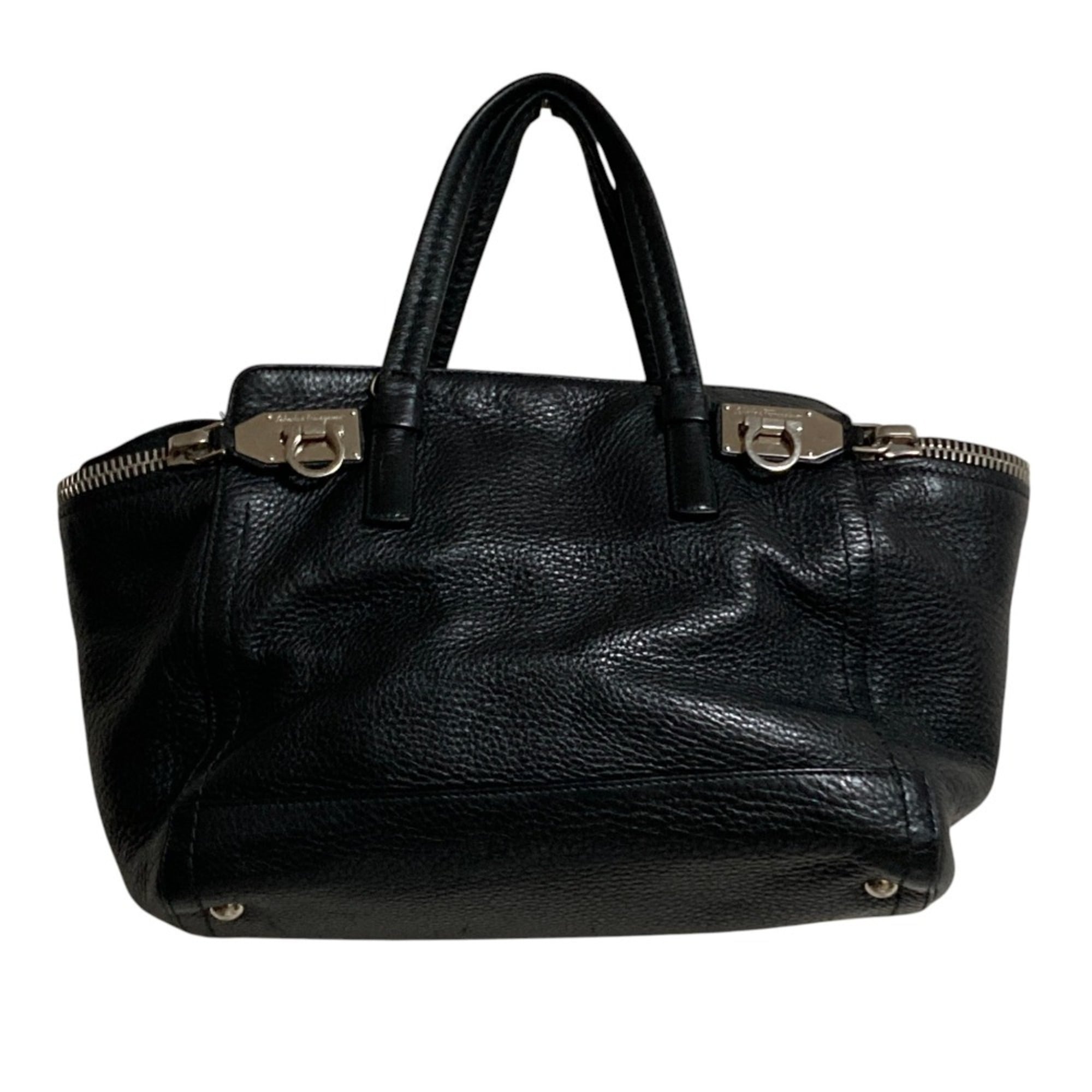 Salvatore Ferragamo Black Handbag (Pre-Owned)
