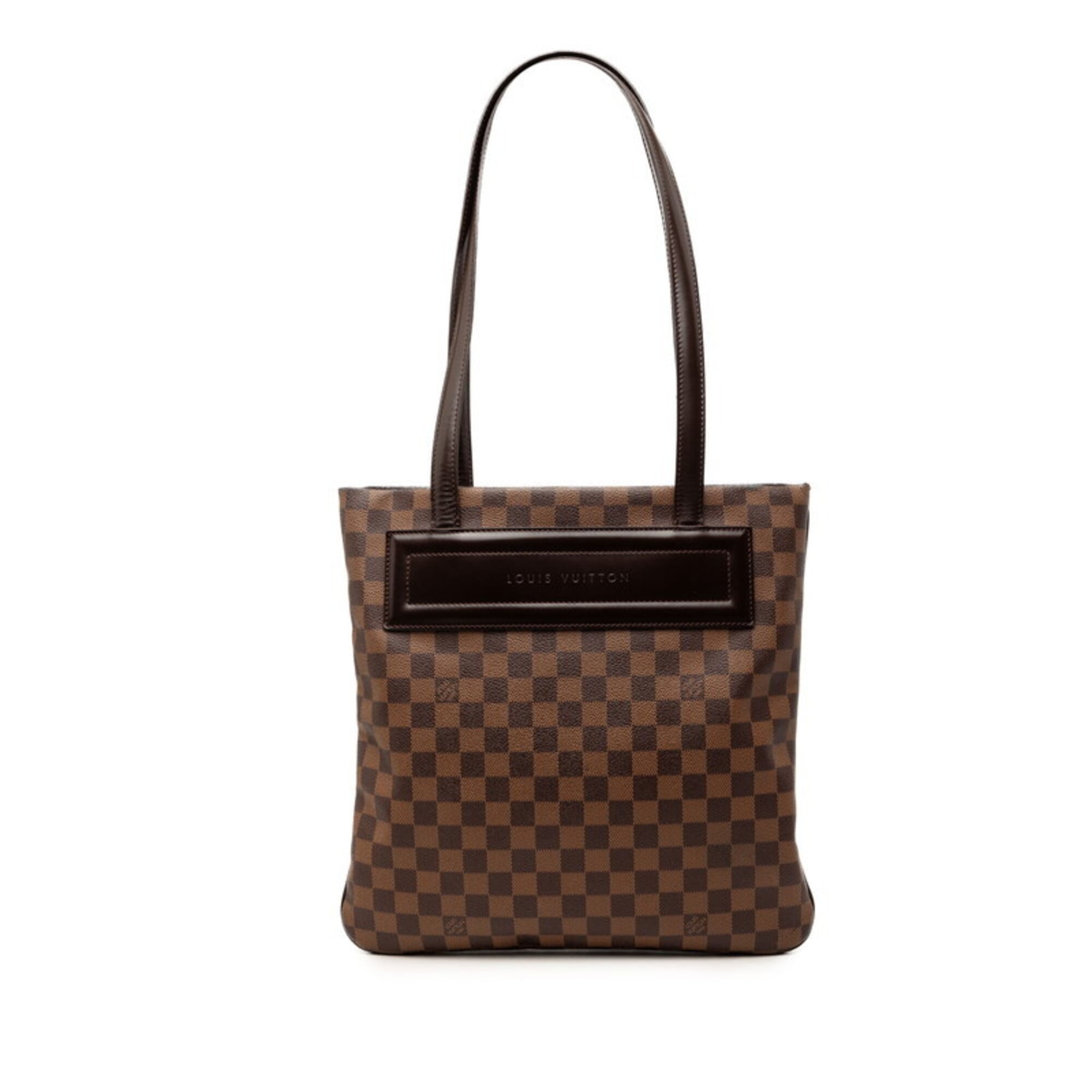 Louis Vuitton Brown Pvc Leather Shoulder Bag Tote Bag (Pre-Owned)