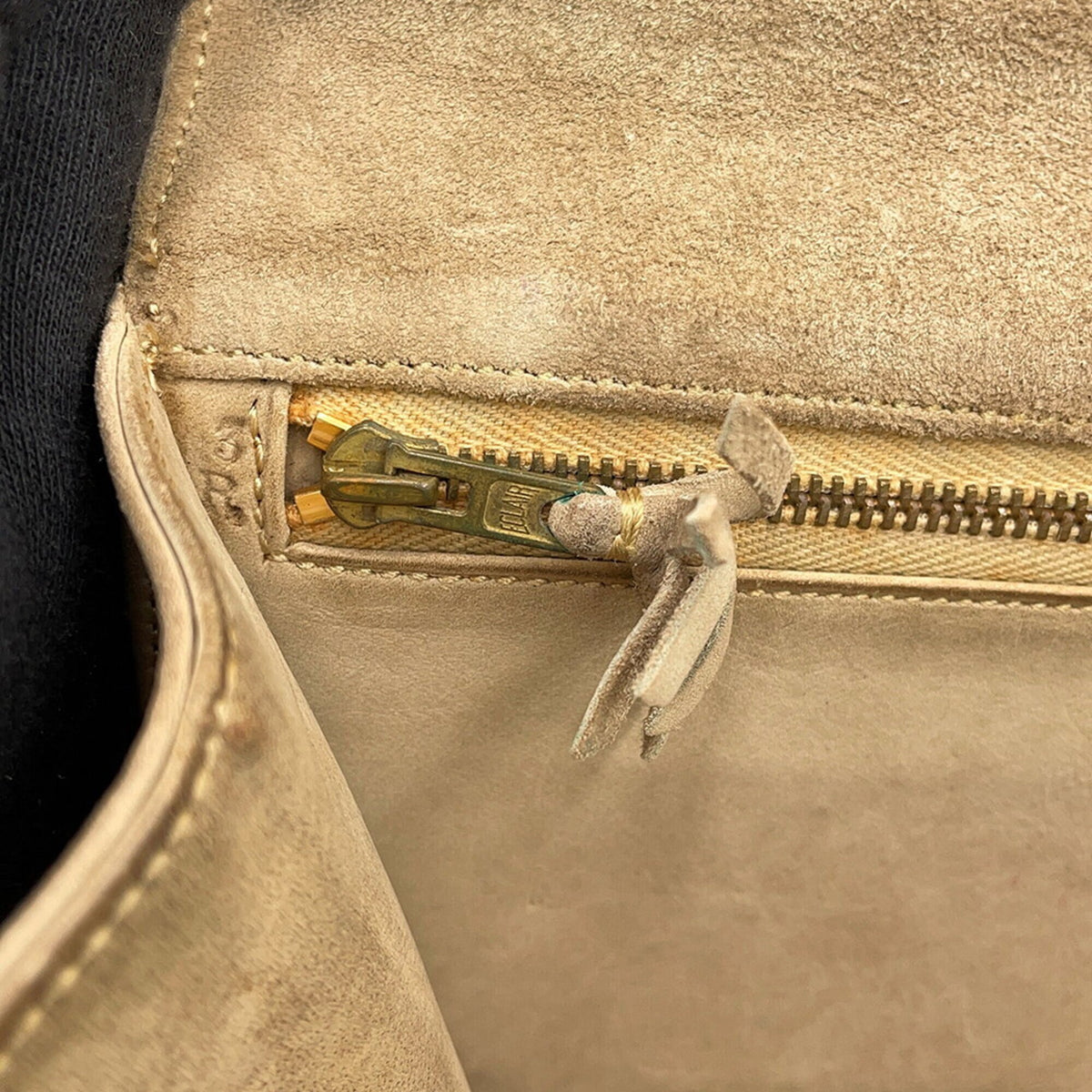 Hermes Kara Beige Handbag Shoulder Bag (Pre-Owned)