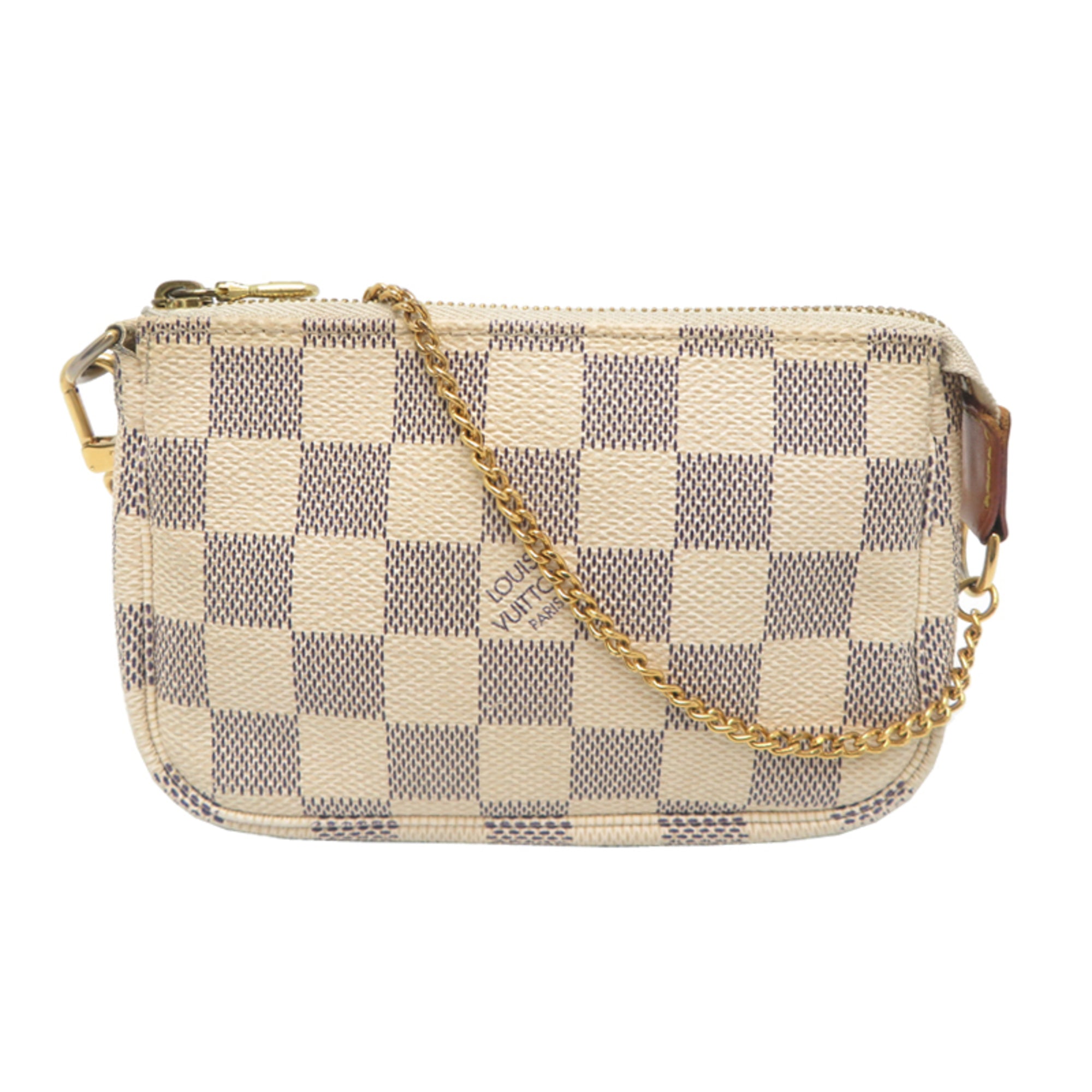 Louis Vuitton Damier Azur White Damier Azur Pochette (Pre-Owned)