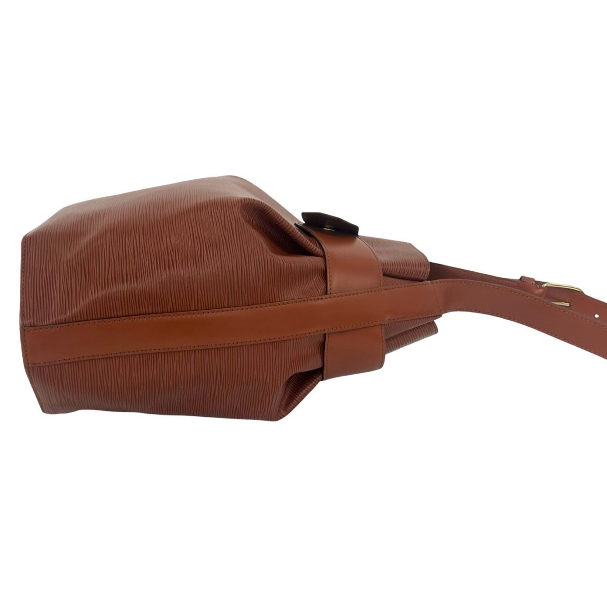 Louis Vuitton Brown Leather Shoulder Bag (Pre-Owned)