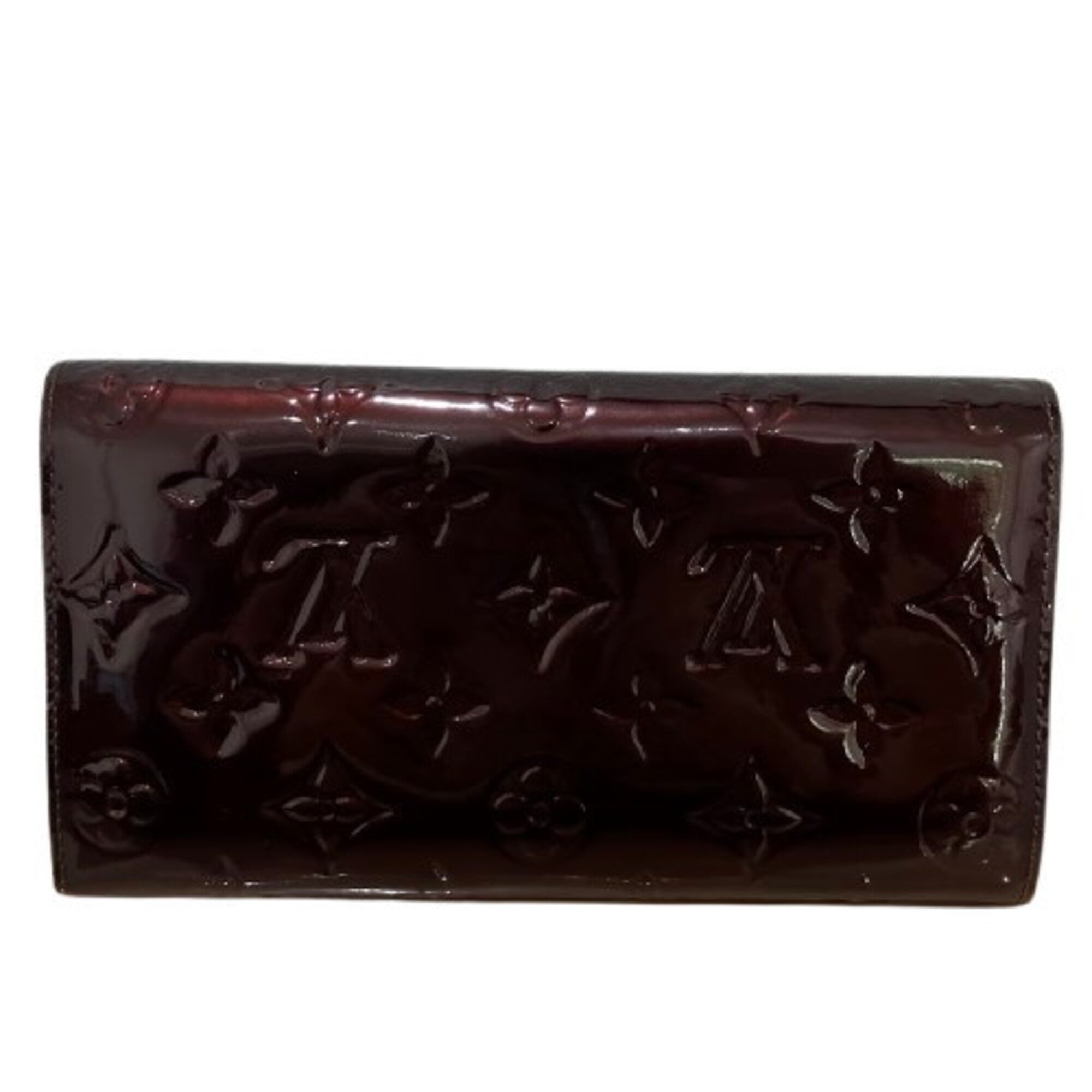 Louis Vuitton Vernis Amarante Vernis Long Wallet (Bi-Fold) (Pre-Owned)