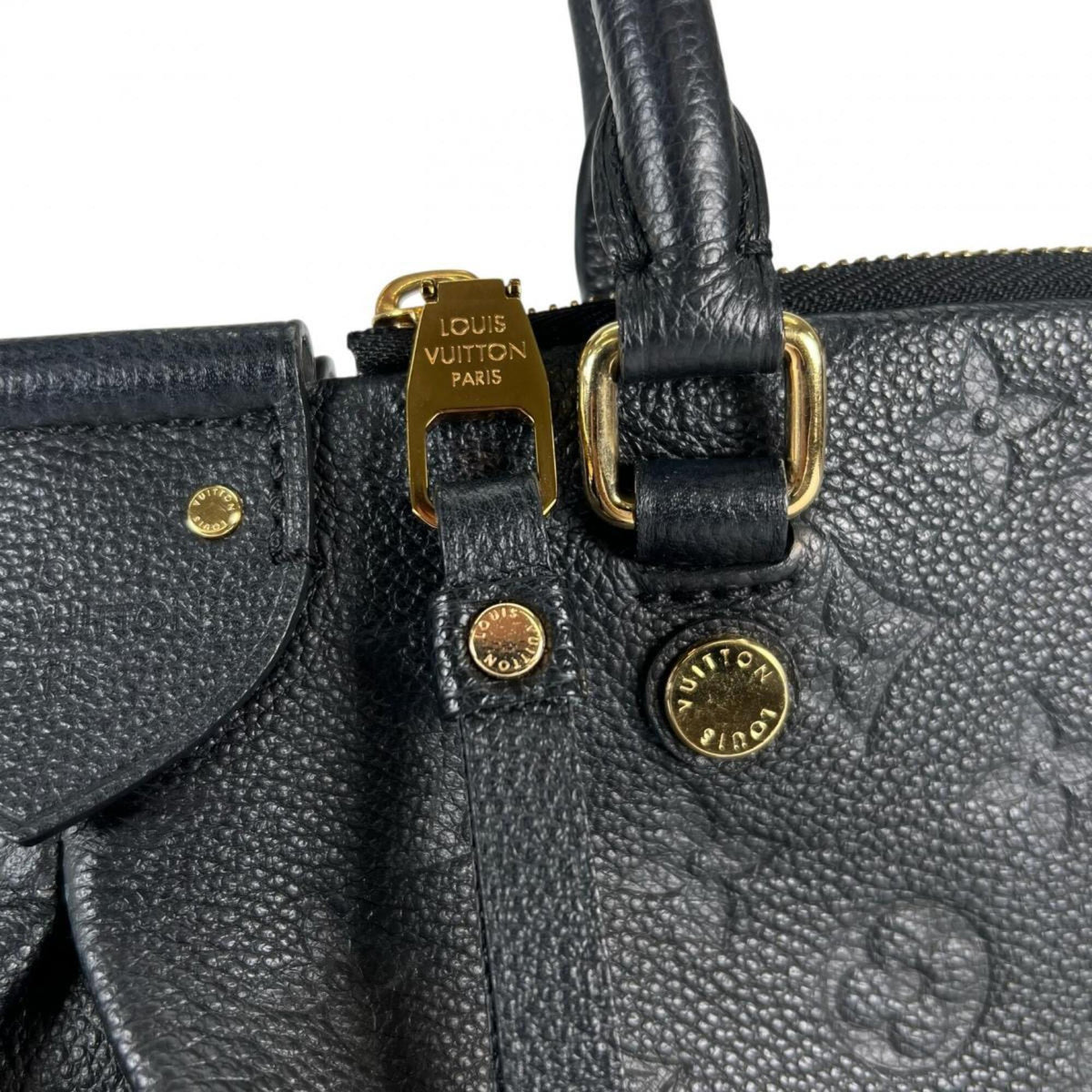 Louis Vuitton Black Monogram Empreinte Handbag Shoulder Bag (Pre-Owned)
