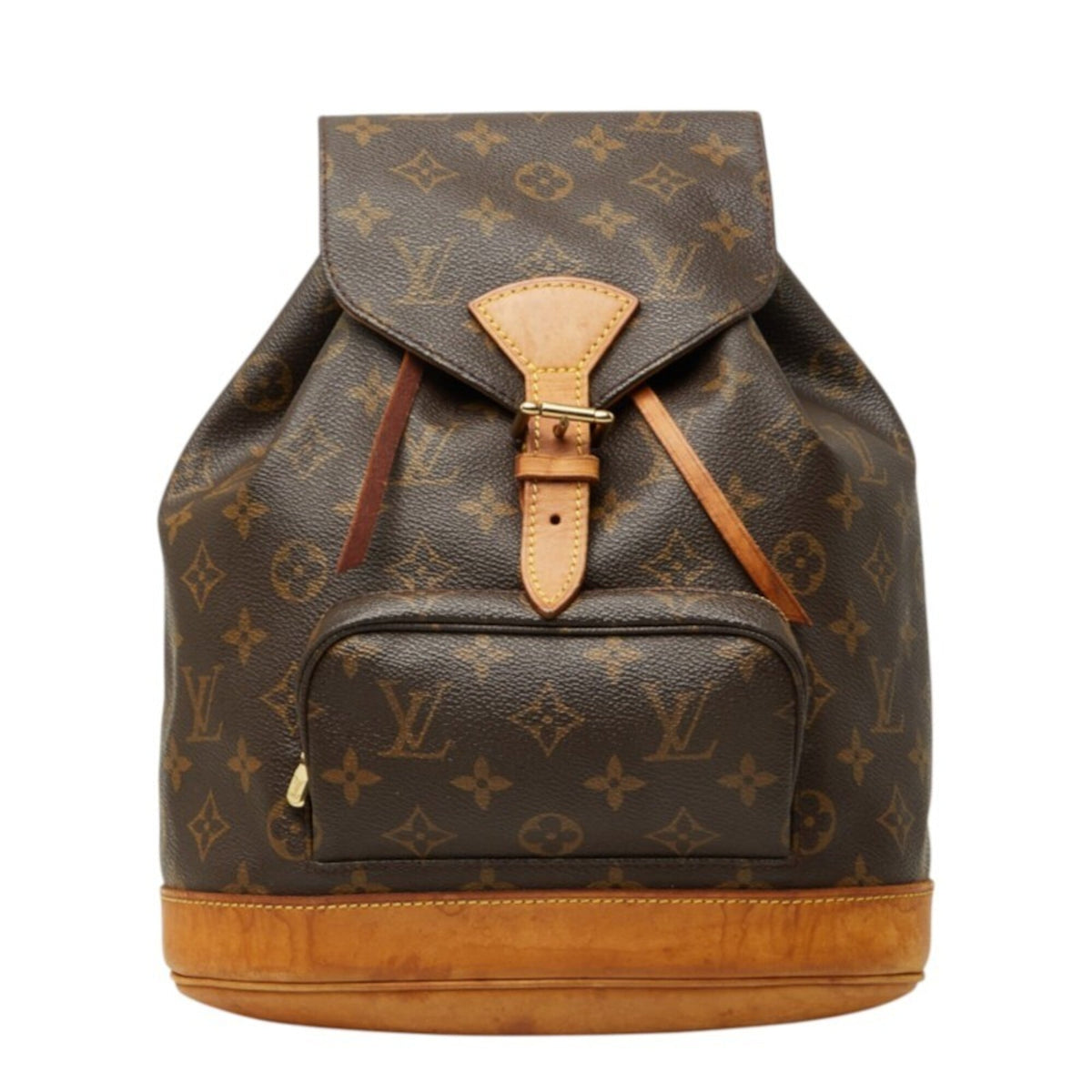 Louis Vuitton Brown Pvc Leather Backpack (Pre-Owned)