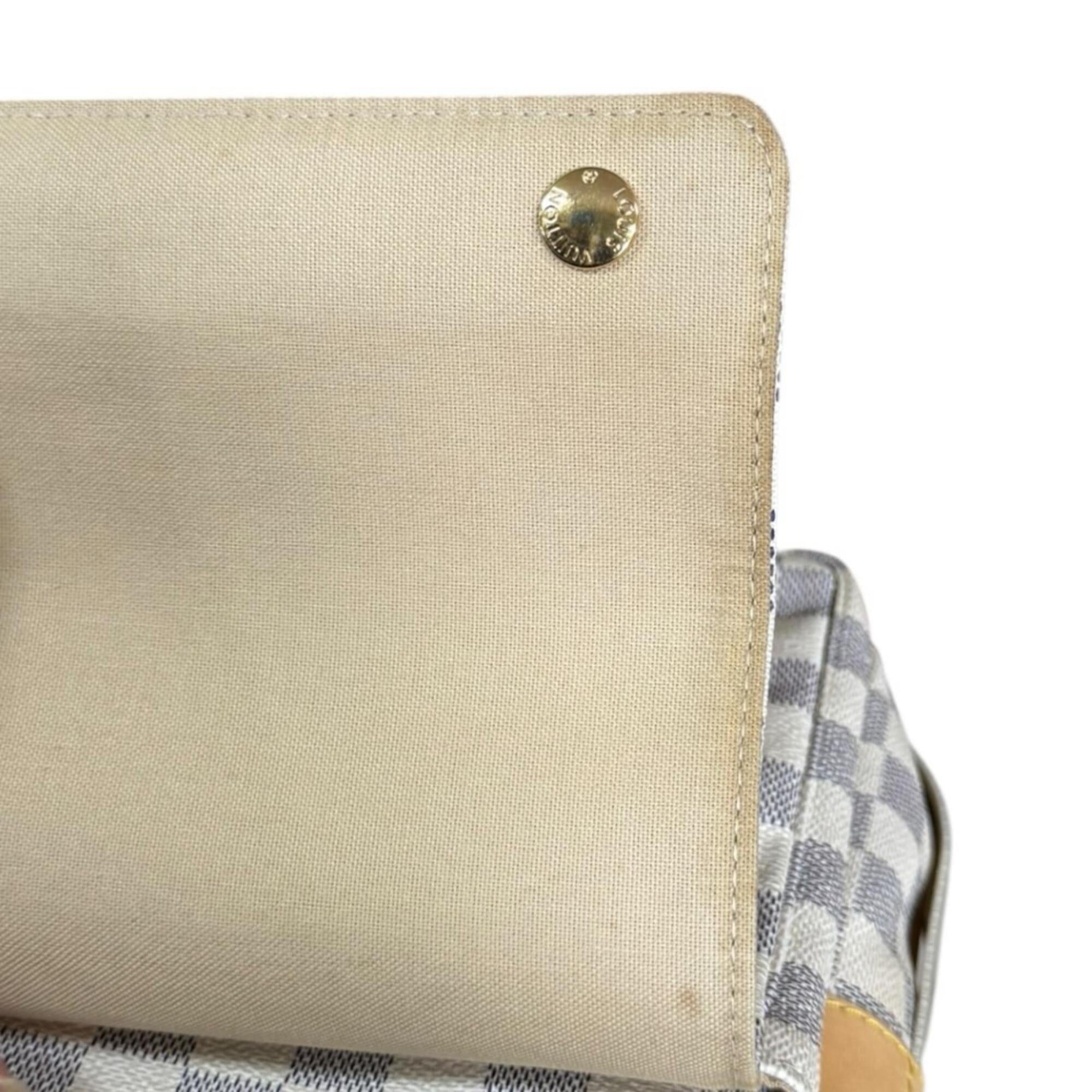 Louis Vuitton Damier Azur White Damier Azur Handbag Shoulder Bag (Pre-Owned)