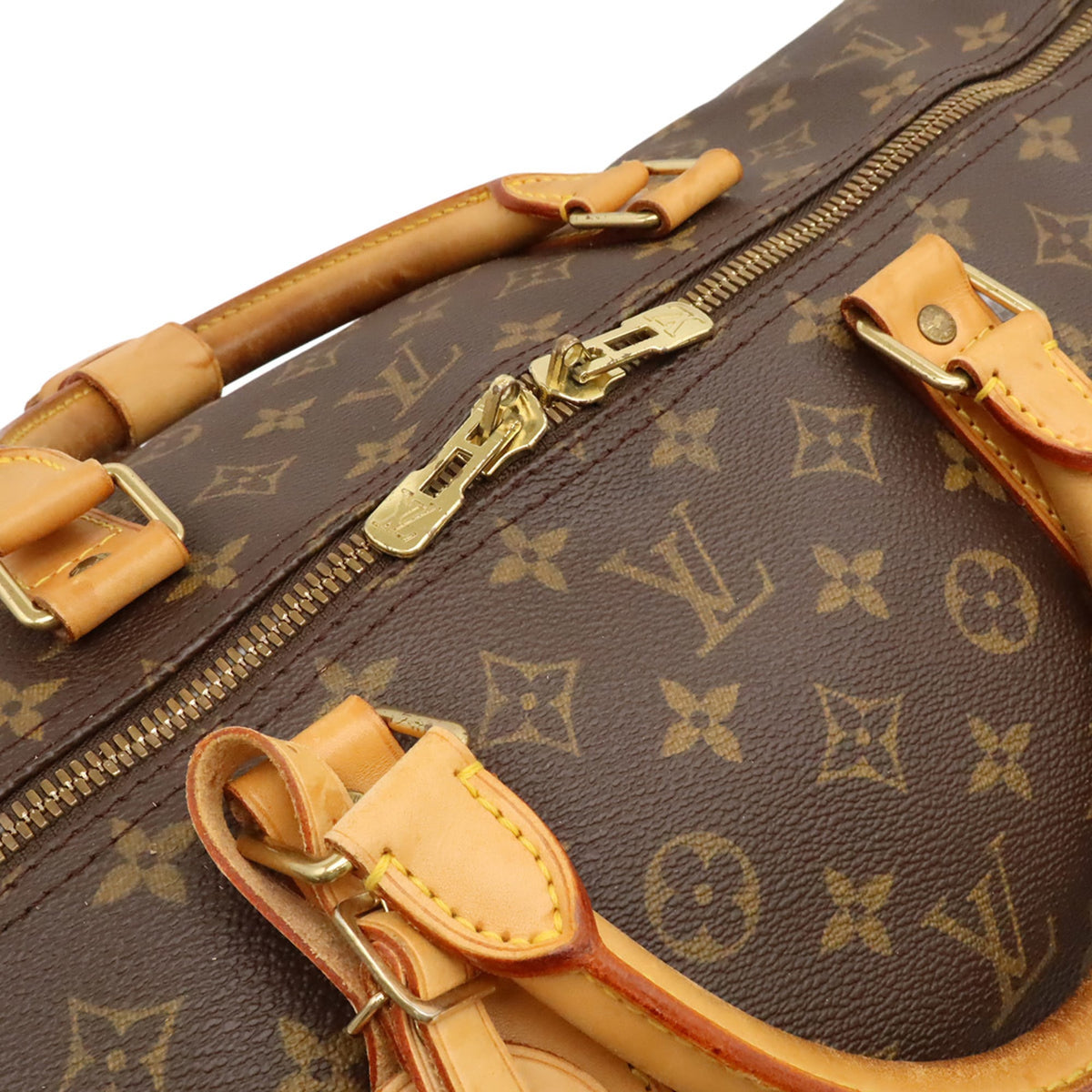 Louis Vuitton Brown Monogram Monogram Boston Bag Handbag (Pre-Owned)