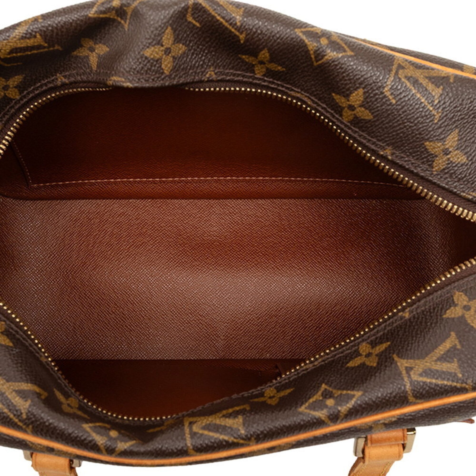 Louis Vuitton Monogram Brown Pvc Leather Handbag Shoulder Bag (Pre-Owned)