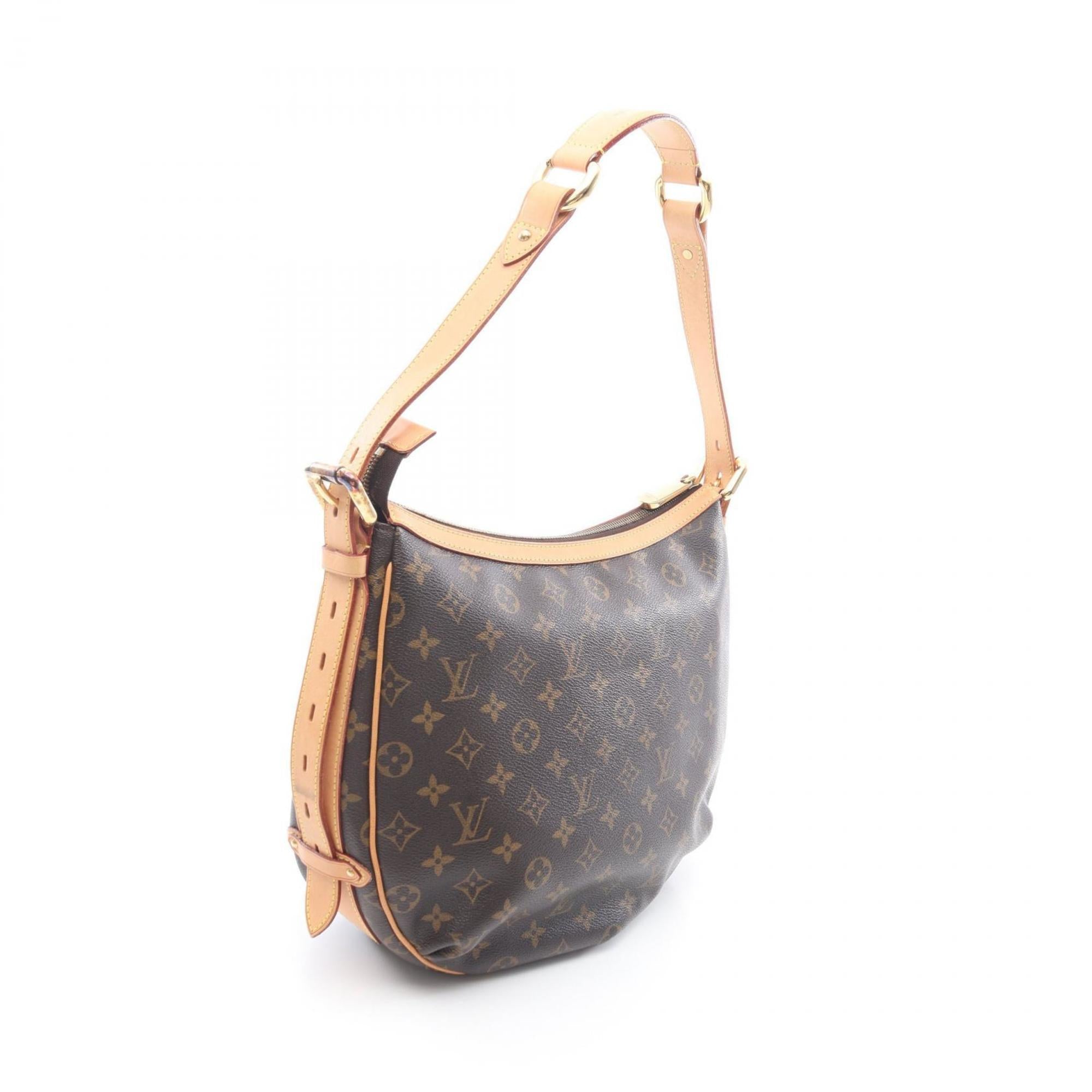 Louis Vuitton Brown Coated Canvas Leather Shoulder Bag (Pre-Owned)