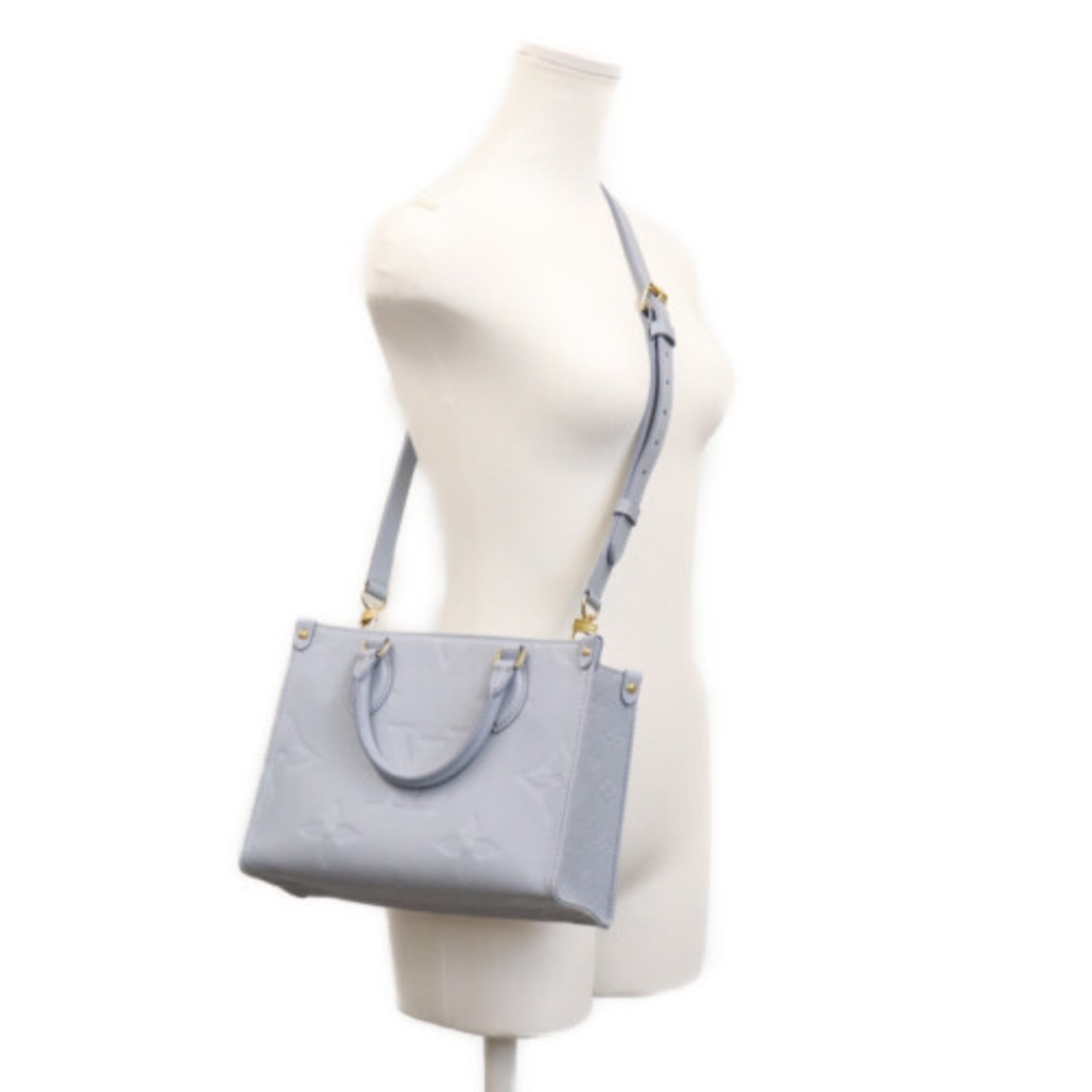 Louis Vuitton Blue Monogram Empreinte Shoulder Bag (Pre-Owned)
