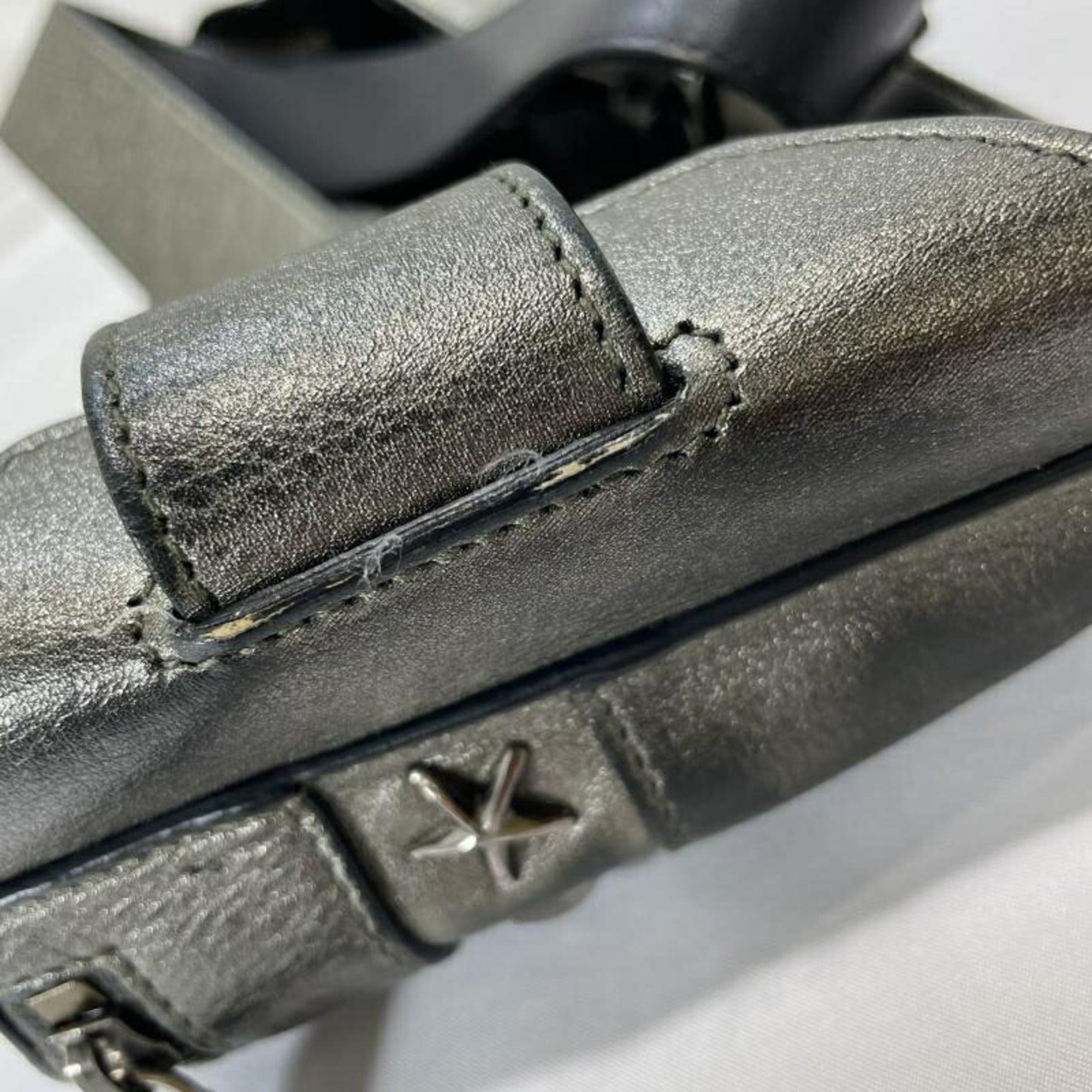 Jimmy Choo Metallic Gray (Pre-Owned)