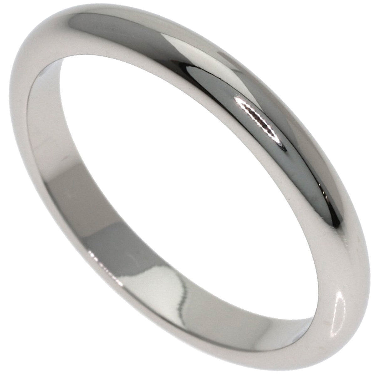 Bvlgari Platinum Platinum 950 Band Ring (Pre-Owned)