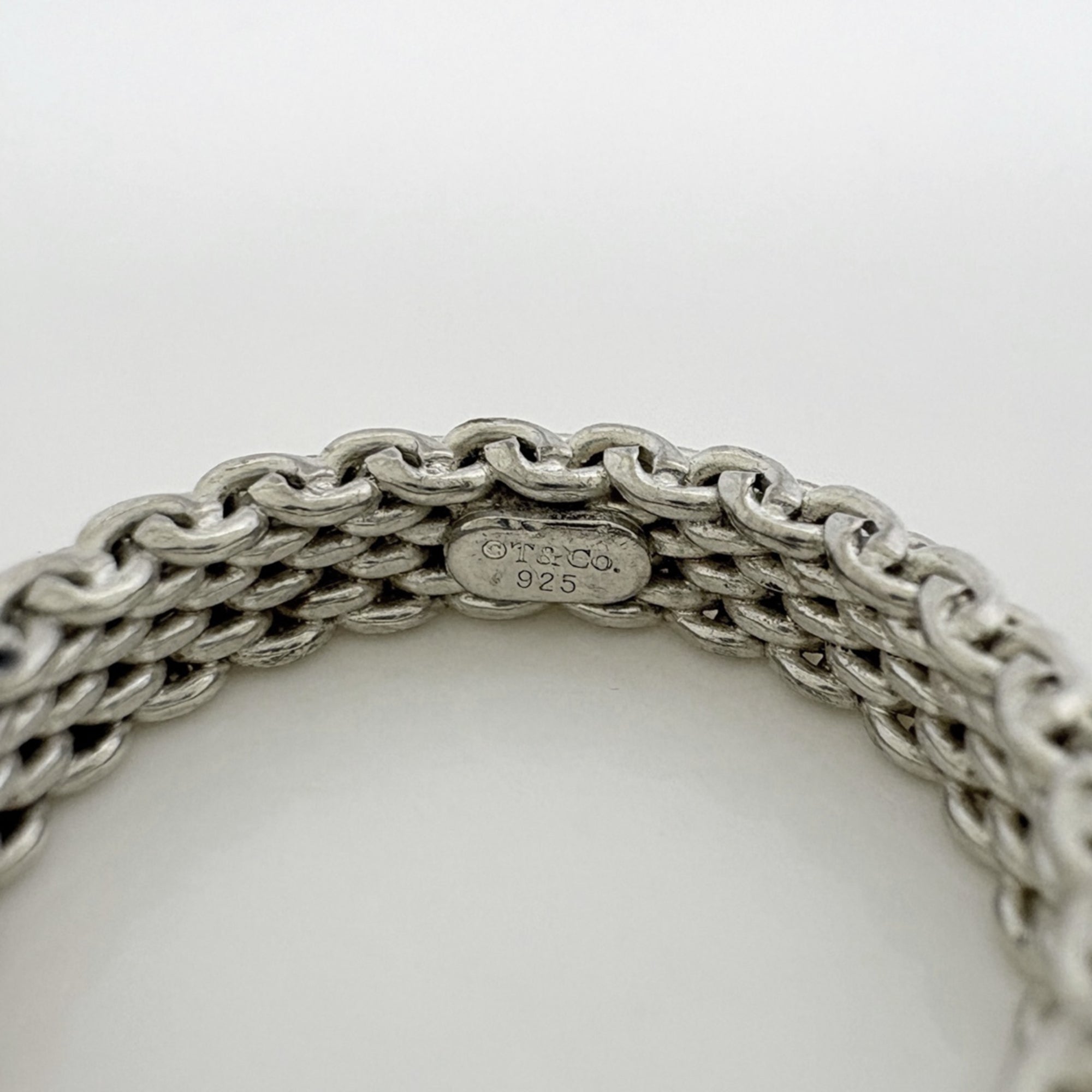 Tiffany Silver 925 Band Ring (Pre-Owned)