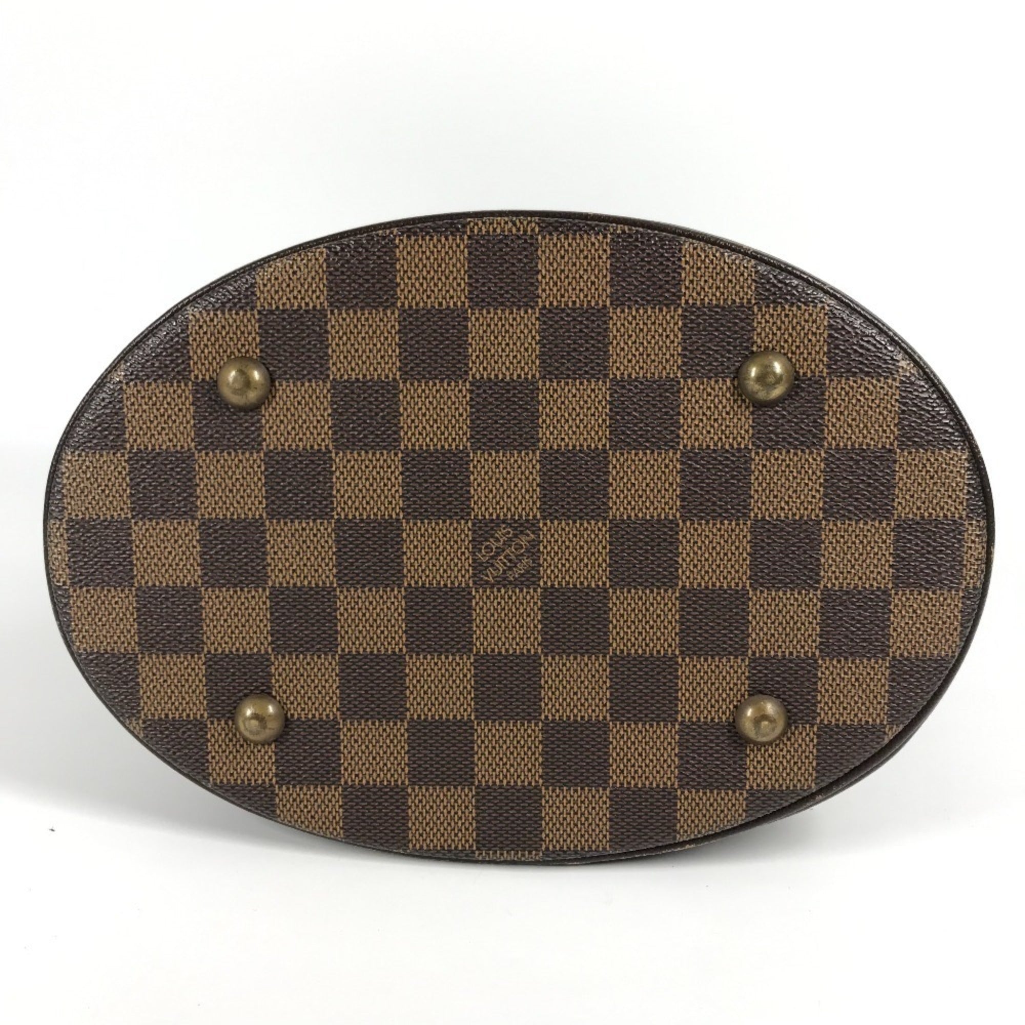 Louis Vuitton Brown Damier Canvas Ebene Damier Canvas Pouch Shoulder Bag Tote Bag (Pre-Owned)