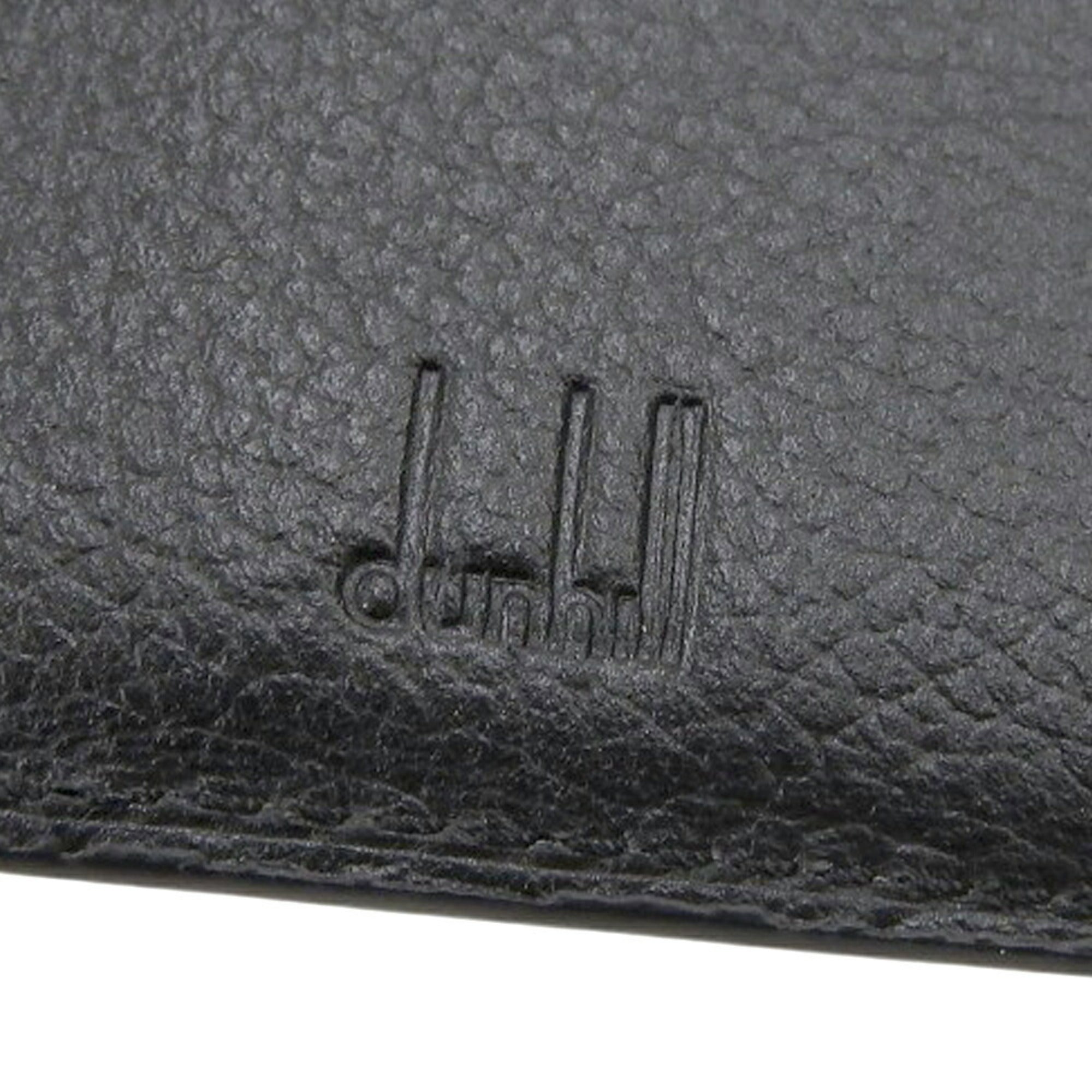 Dunhill Black Pvc Leather Wallet (Bi-Fold) (Pre-Owned)