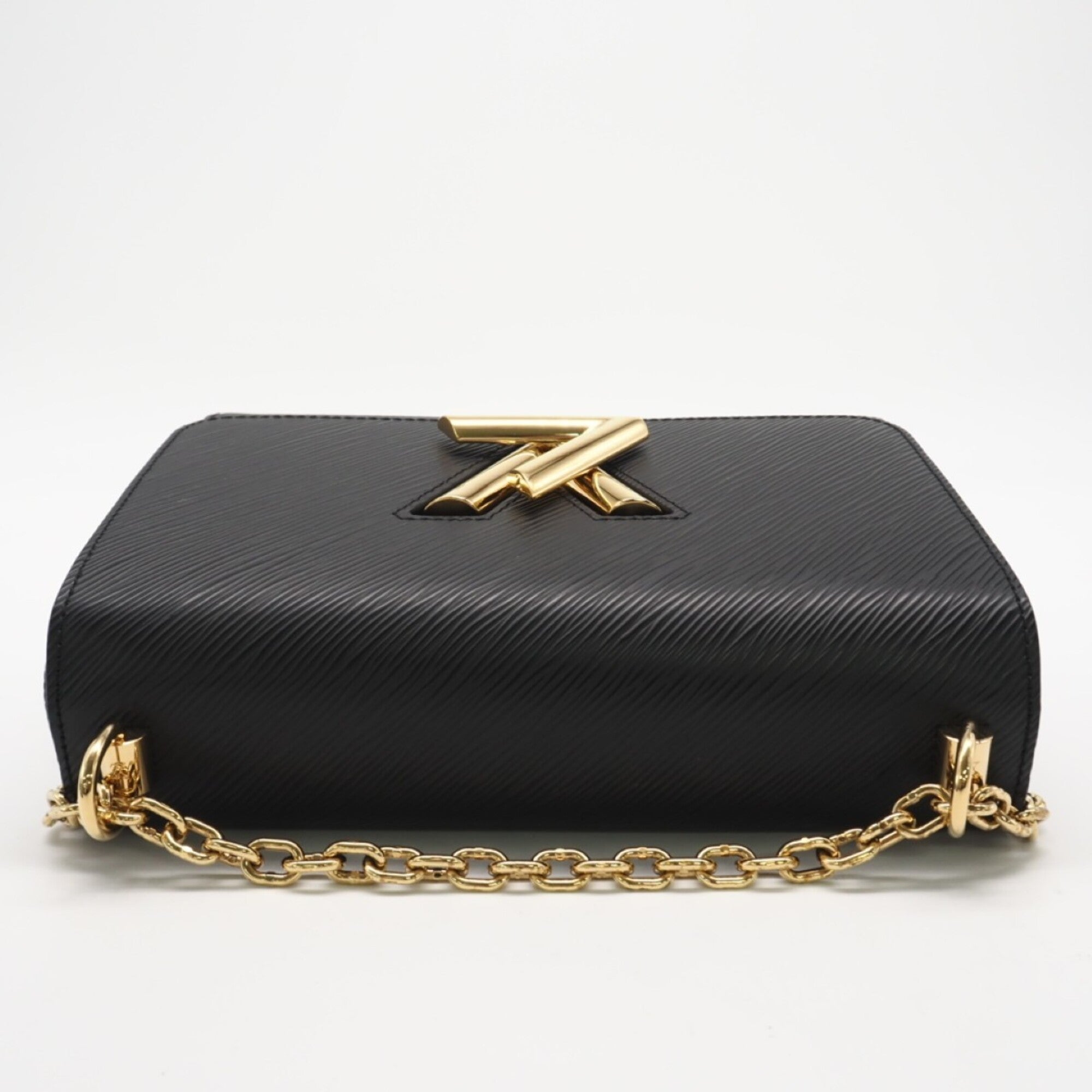 Louis Vuitton Black Noir Leather Shoulder Bag (Pre-Owned)