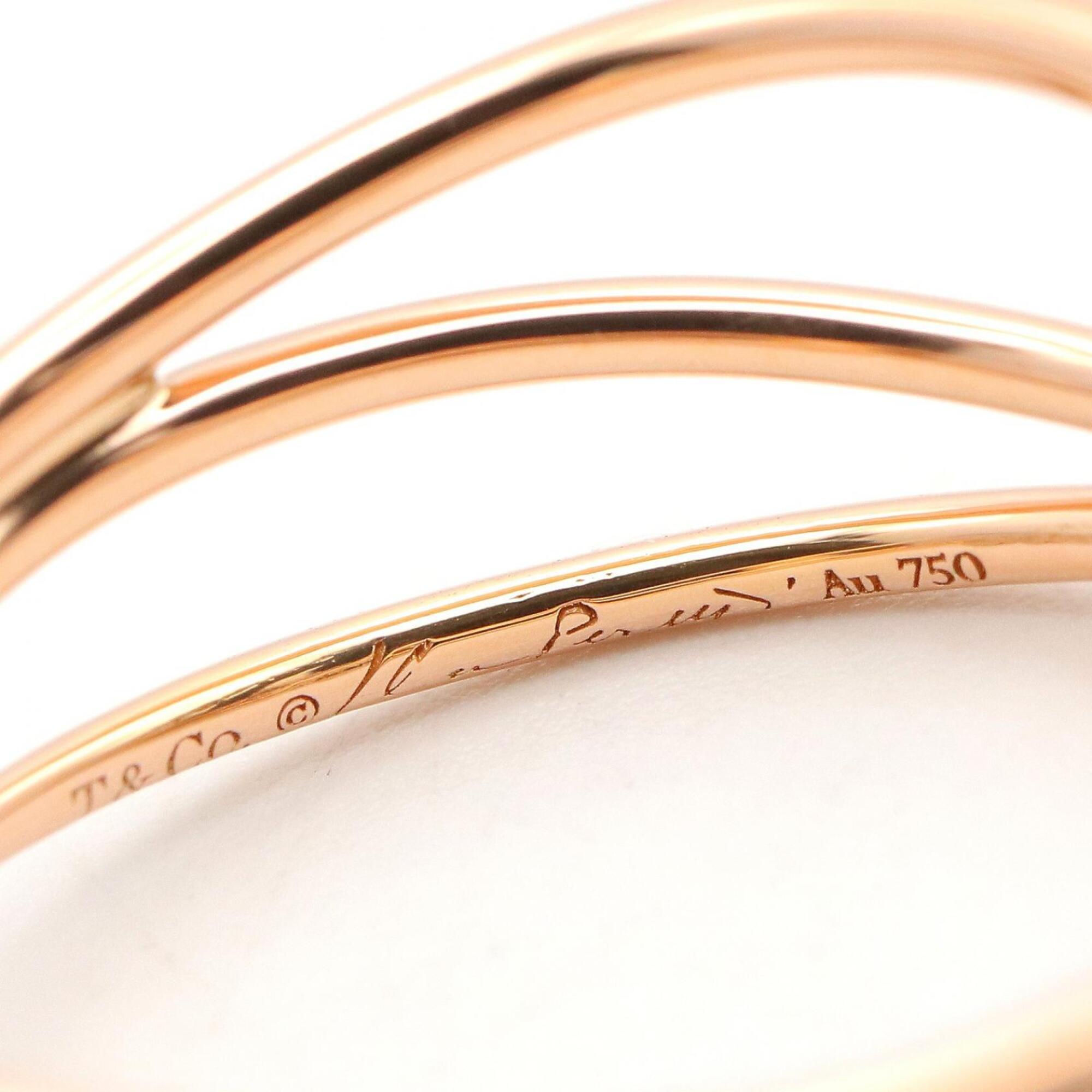 Tiffany Gold Clear Pink Gold (18K) Band Ring (Pre-Owned)