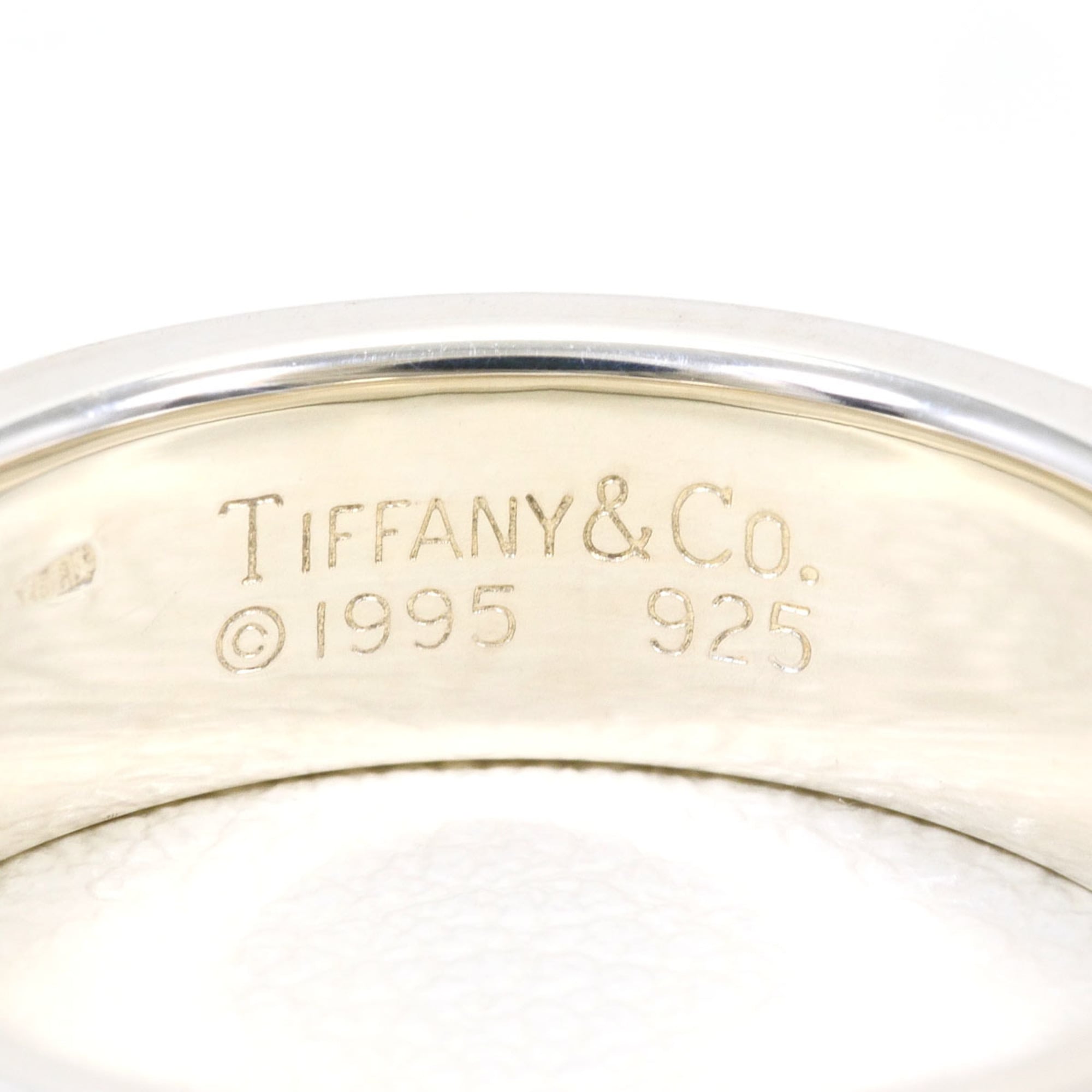 Tiffany Atlas Silver 925 Band Ring (Pre-Owned)