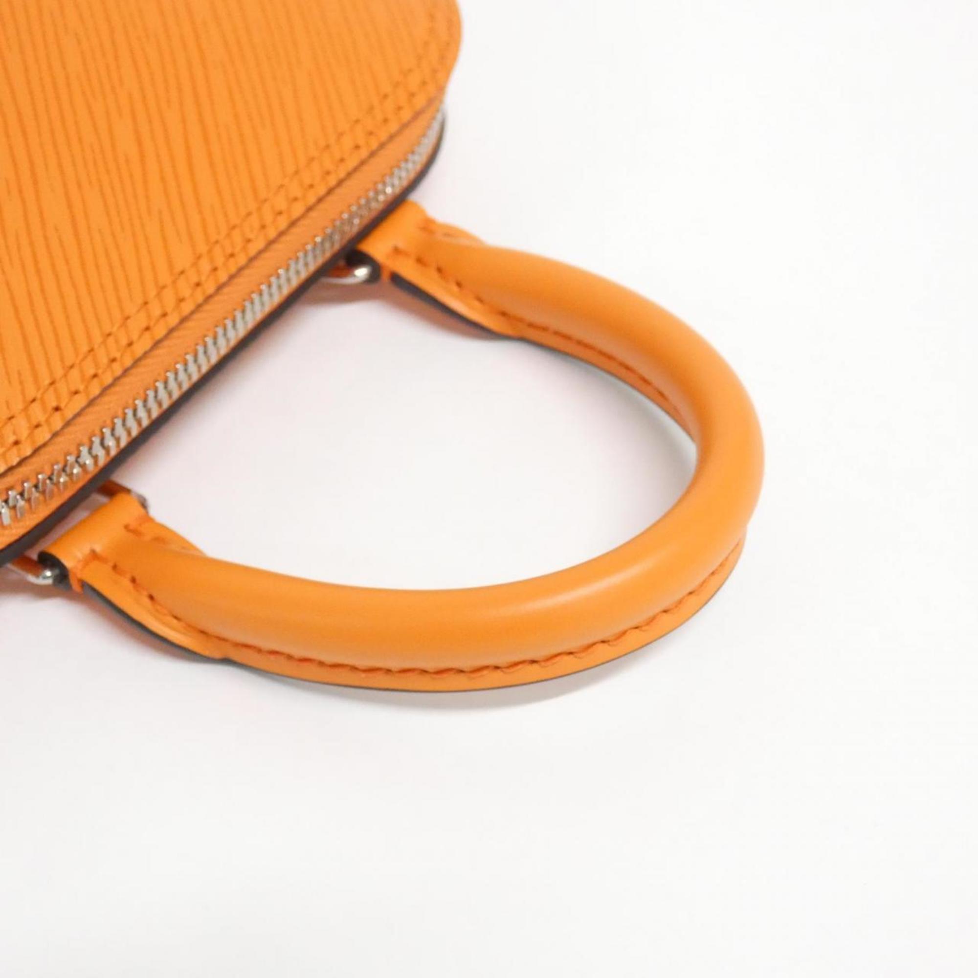 Louis Vuitton Orange Leather Backpack (Pre-Owned)