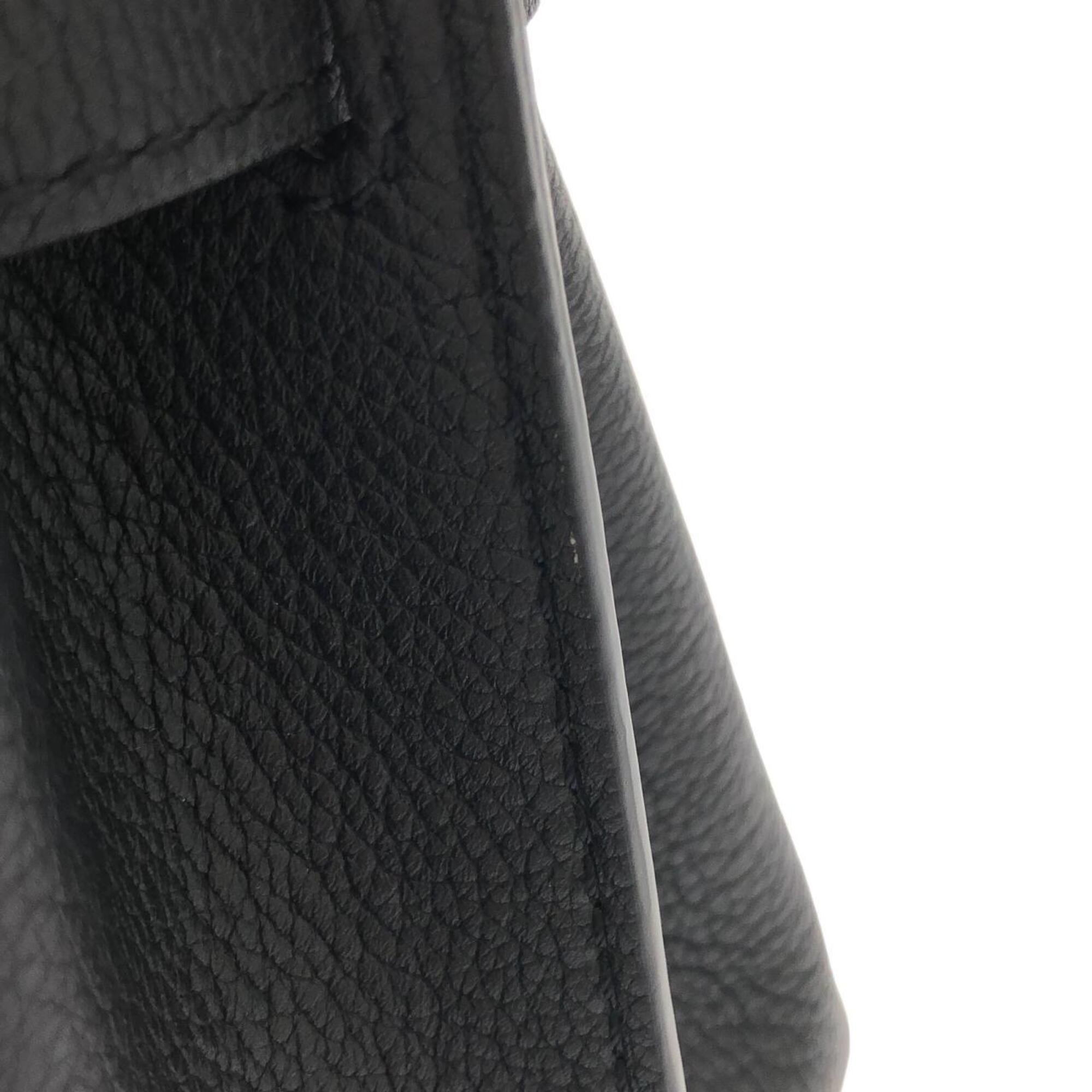 Louis Vuitton Black Leather Handbag (Pre-Owned)