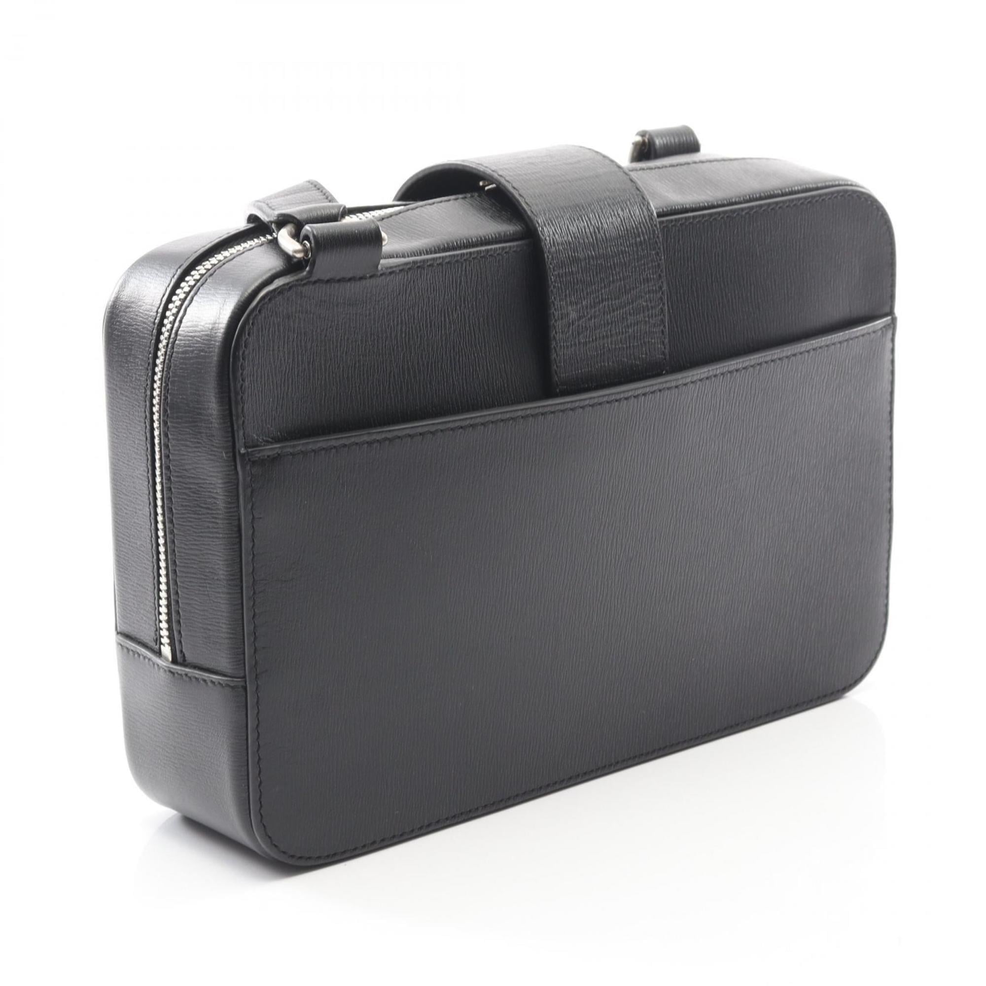 Balenciaga Black Leather Shoulder Bag (Pre-Owned)
