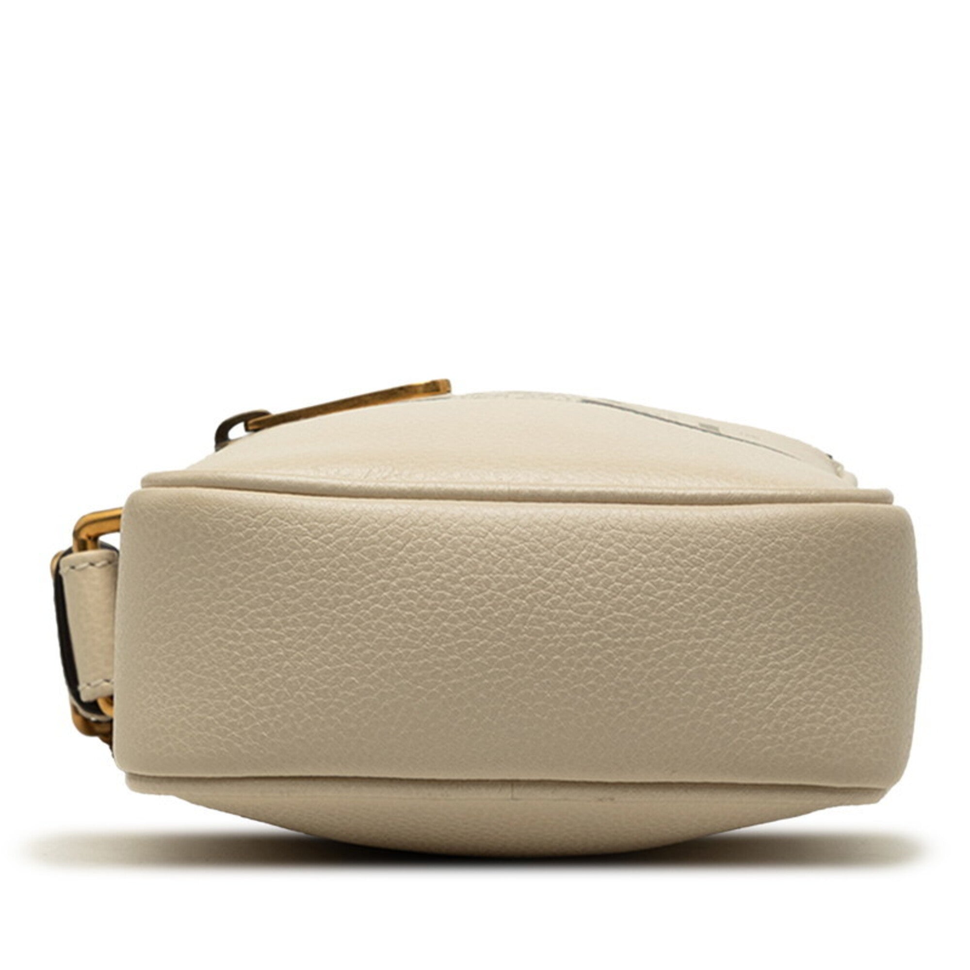 Gucci White Leather Shoulder Bag (Pre-Owned)