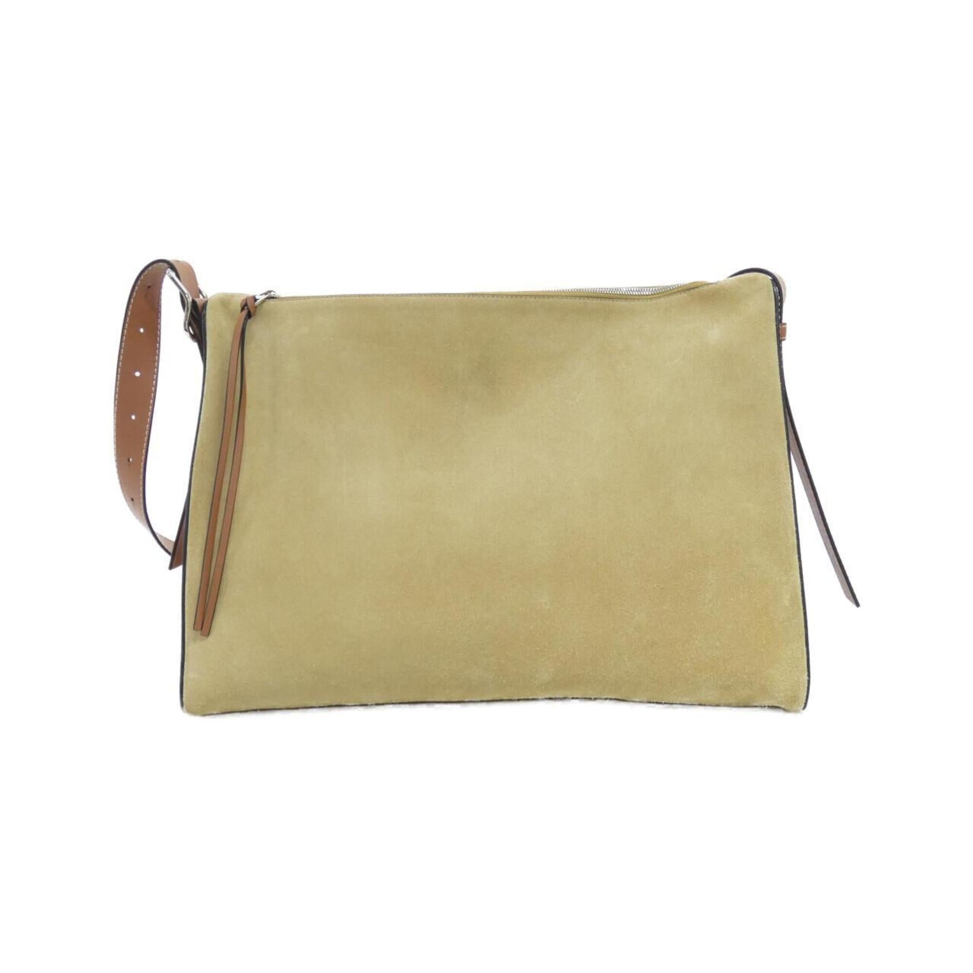 Loewe Beige Suede Shoulder Bag (Pre-Owned)