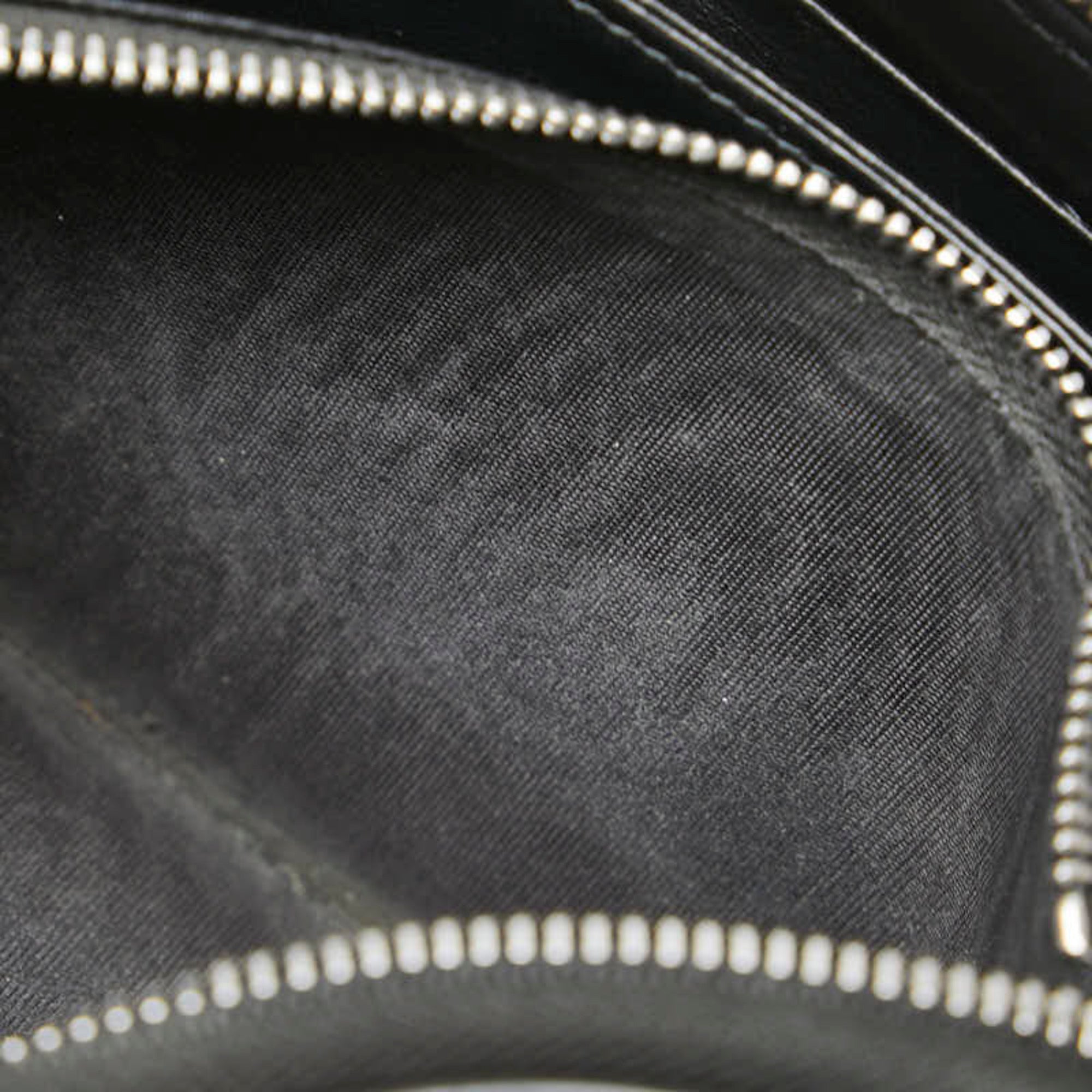 Prada Black Leather Long Wallet (Bi-Fold) (Pre-Owned)
