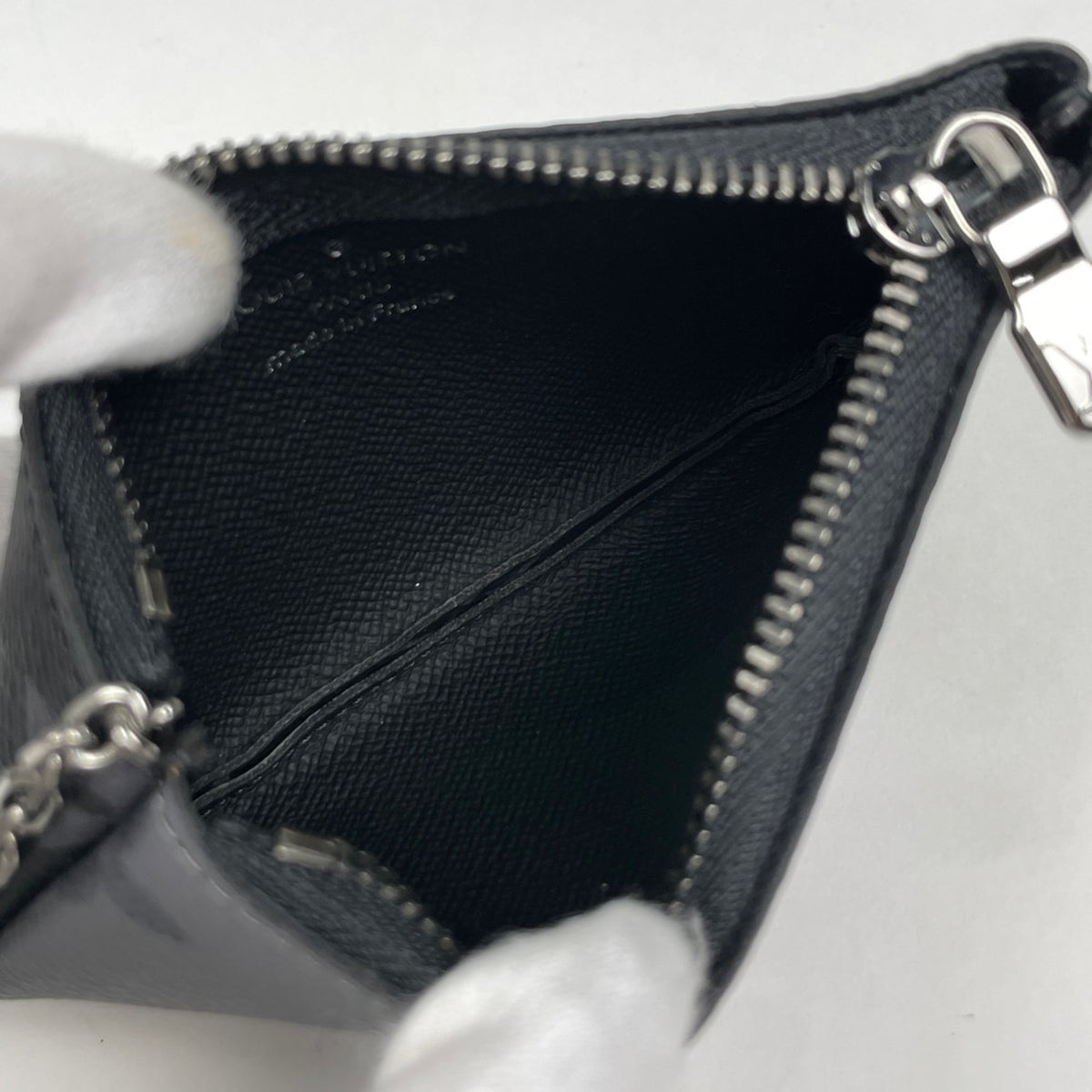 Louis Vuitton Black Monogram Eclipse Noir Monogram Eclipse Monogram Reverse Coin Purse/Coin Case (Pre-Owned)