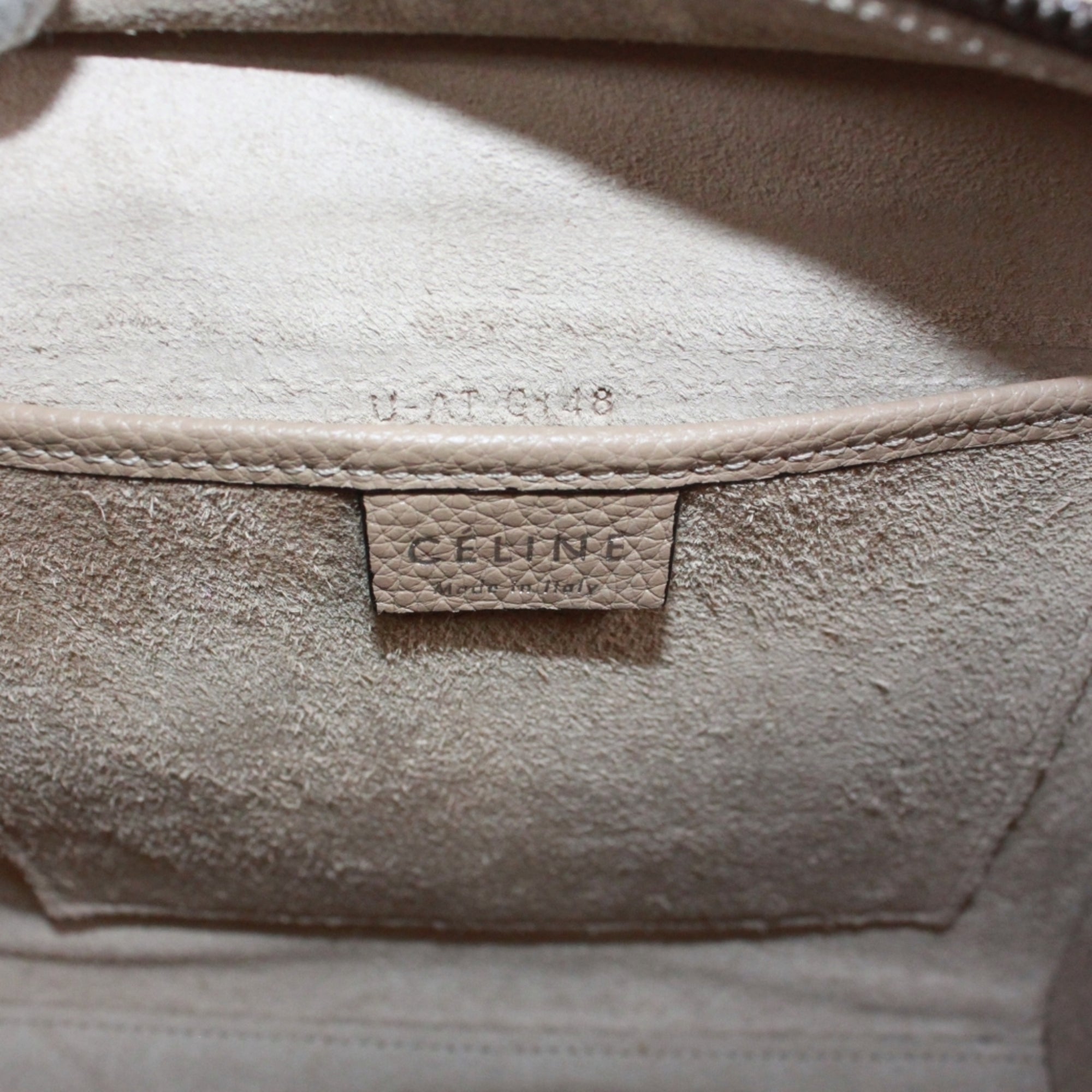Celine Beige Leather Handbag (Pre-Owned)