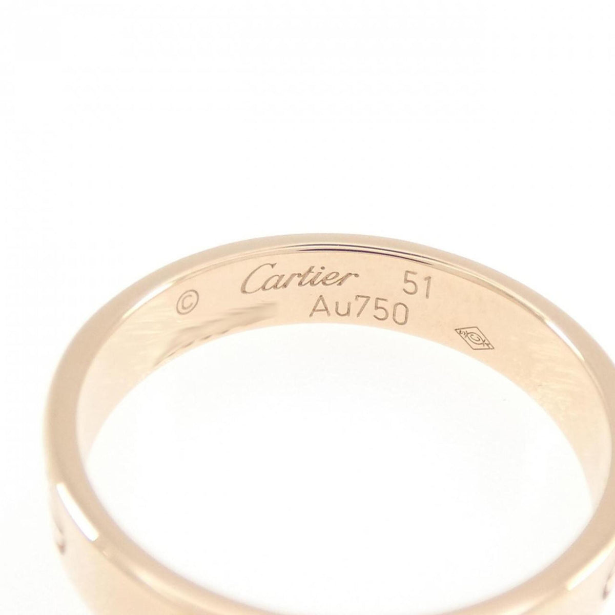 Cartier Pink Gold (18K) Band Ring (Pre-Owned)