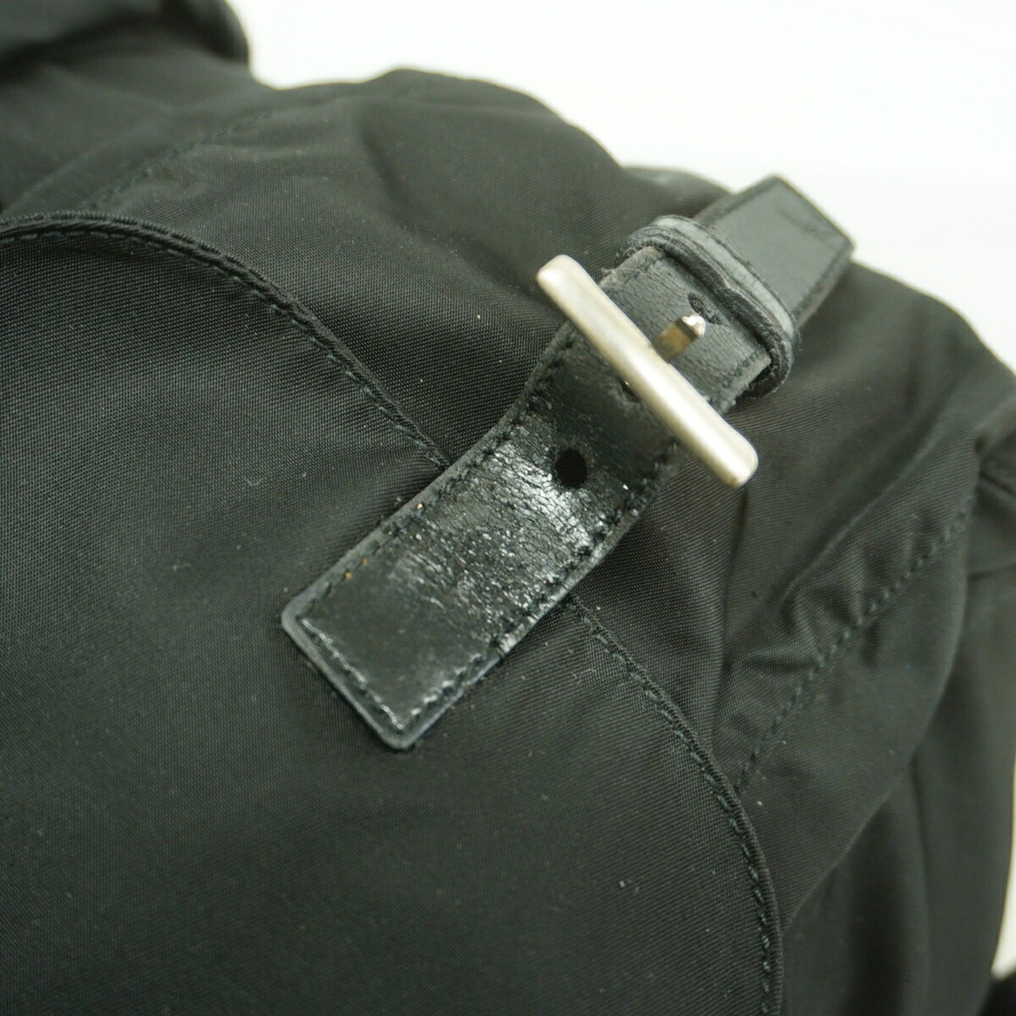 Prada Black Nylon Backpack (Pre-Owned)