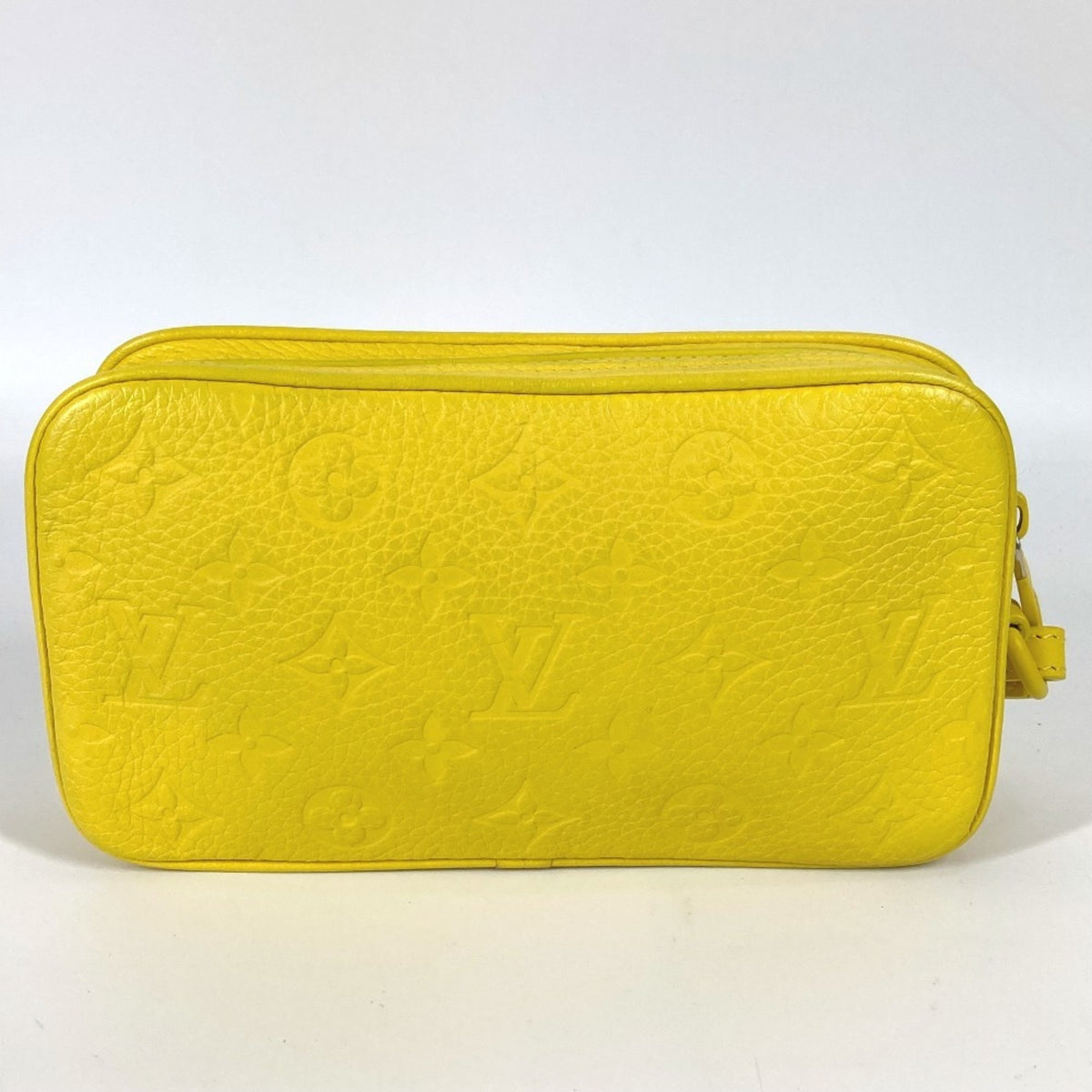 Louis Vuitton Yellow Leather Clutch Bag (Pre-Owned)