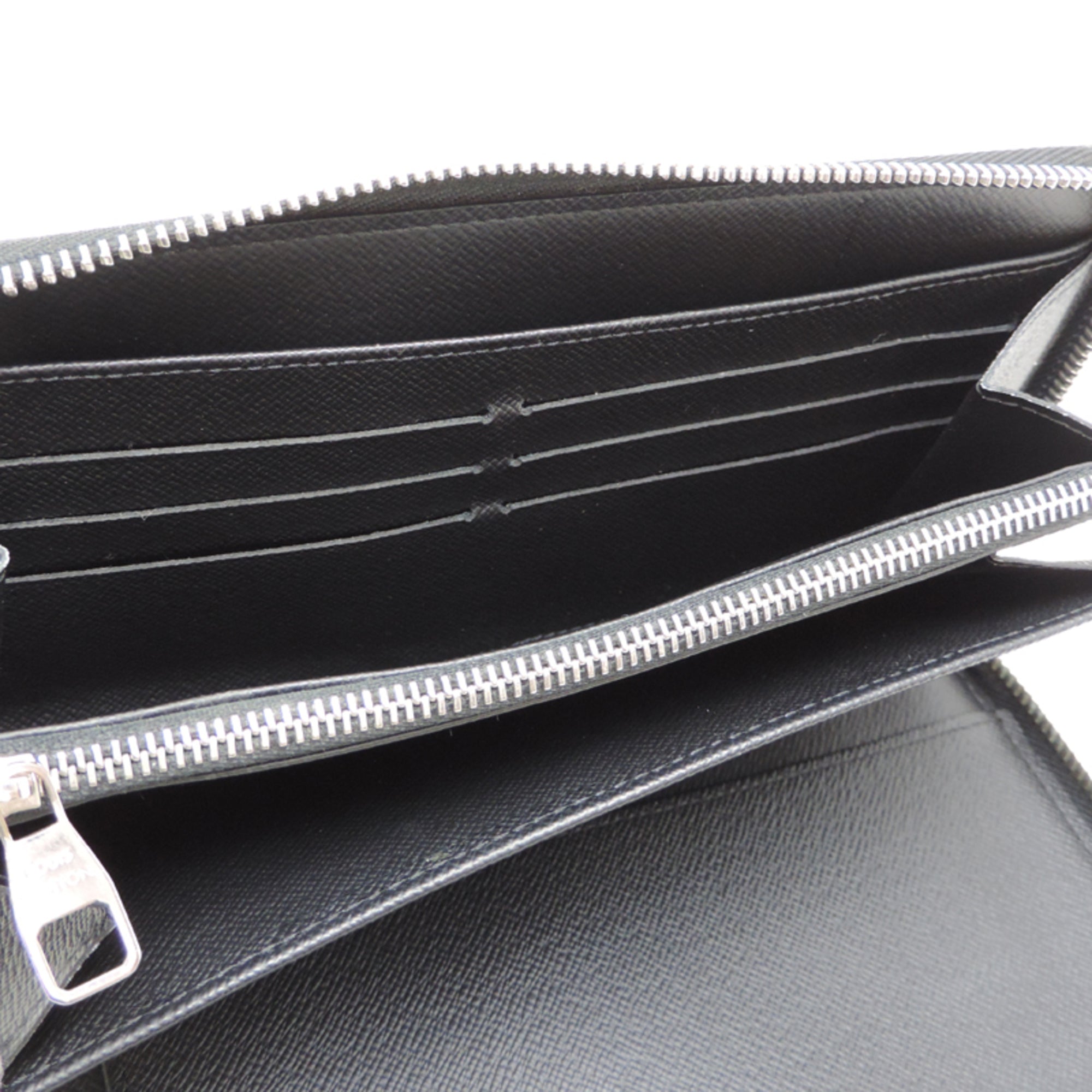 Louis Vuitton Black Blue Noir Damier Graphite Long Wallet (Bi-Fold) (Pre-Owned)