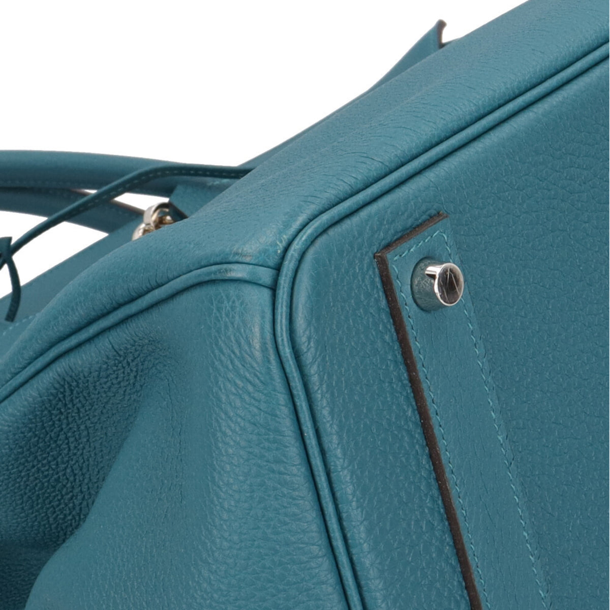 Hermes Green Togo Leather Handbag (Pre-Owned)
