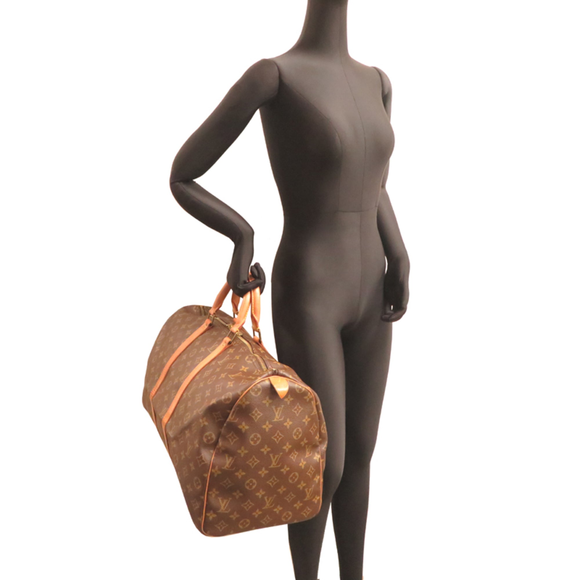 Louis Vuitton Brown Monogram Boston Bag (Pre-Owned)