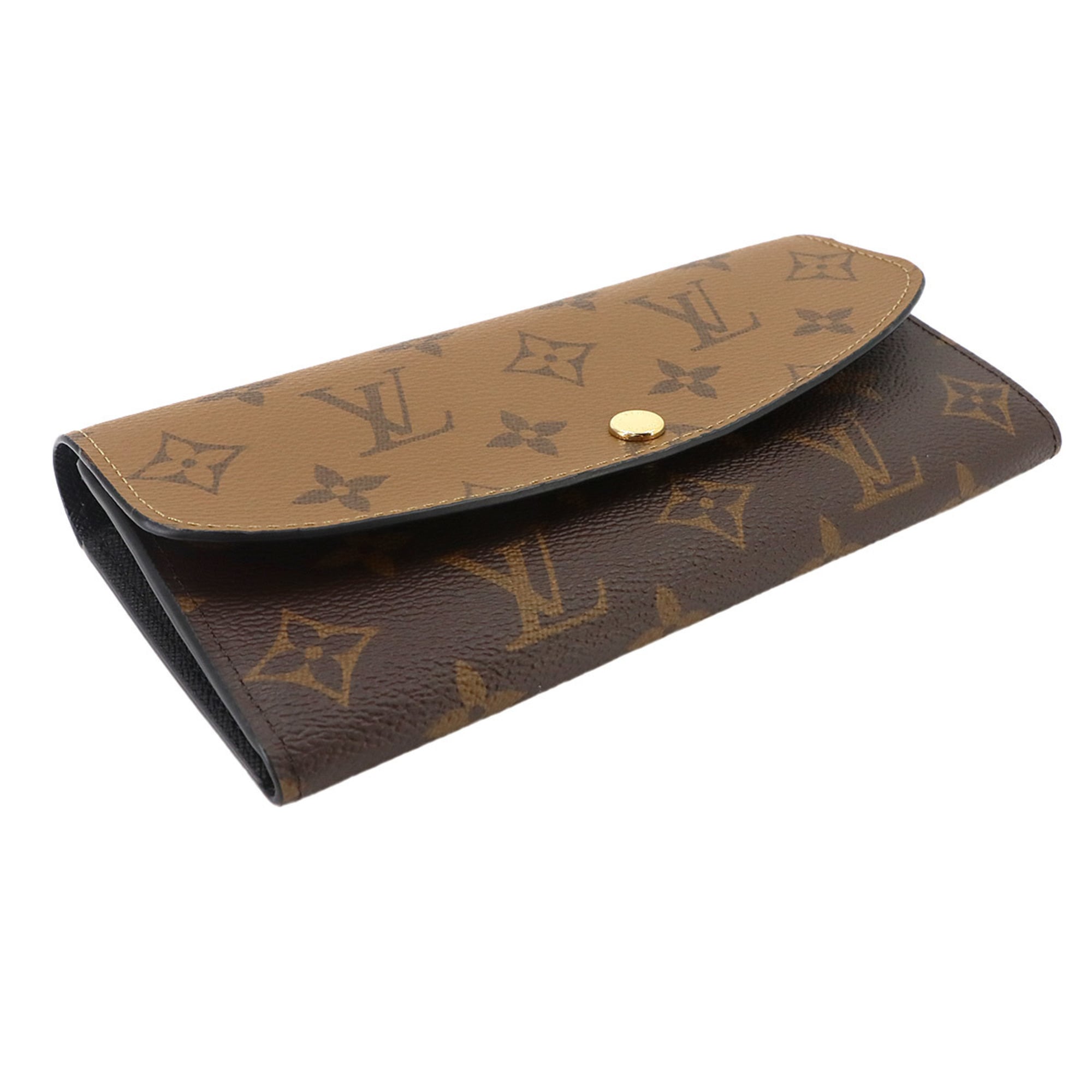Louis Vuitton Monogram Monogram Reverse Monogram Reverse Monogram Long Wallet (Bi-Fold) (Pre-Owned)
