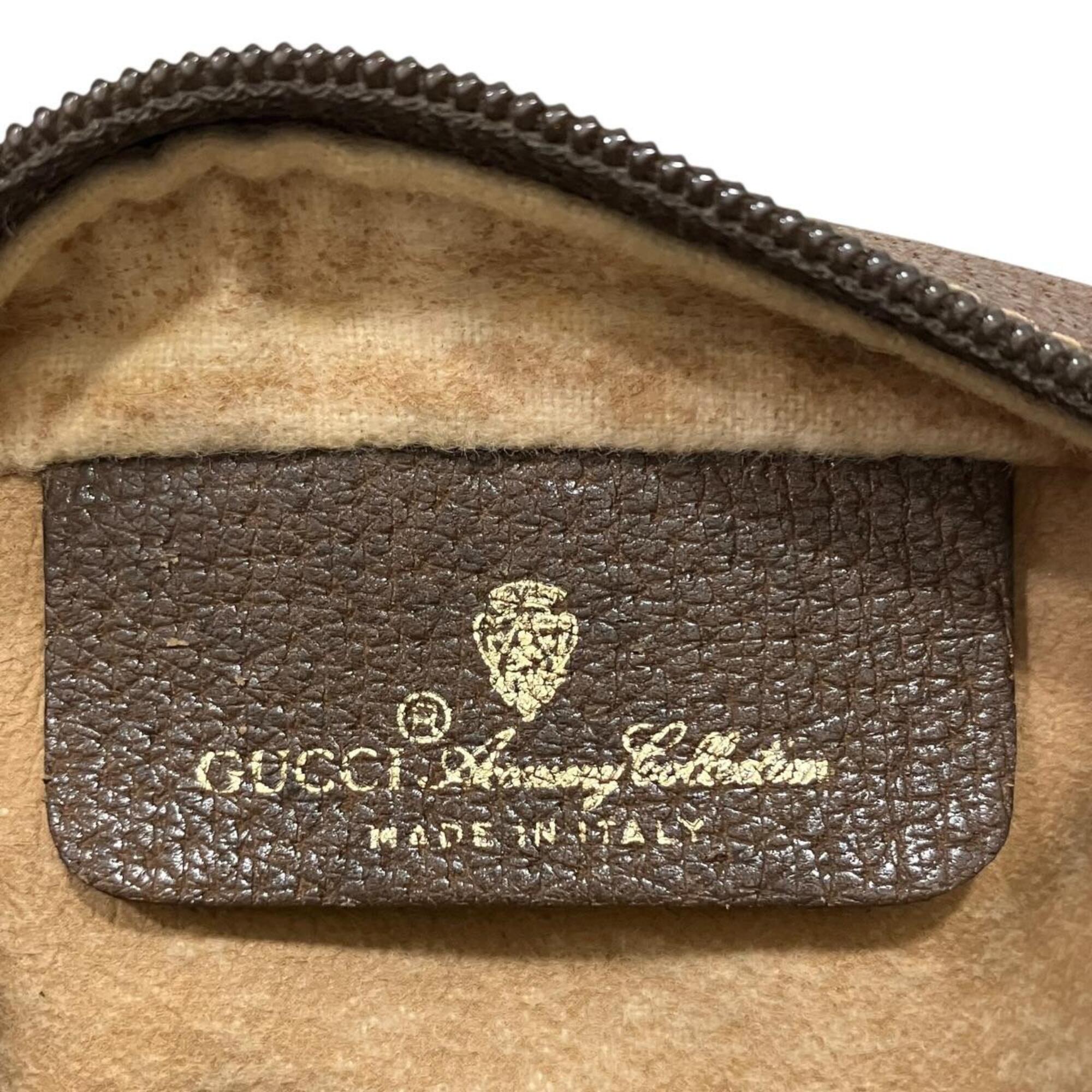 Gucci Beige Brown Gg Supreme Shoulder Bag (Pre-Owned)