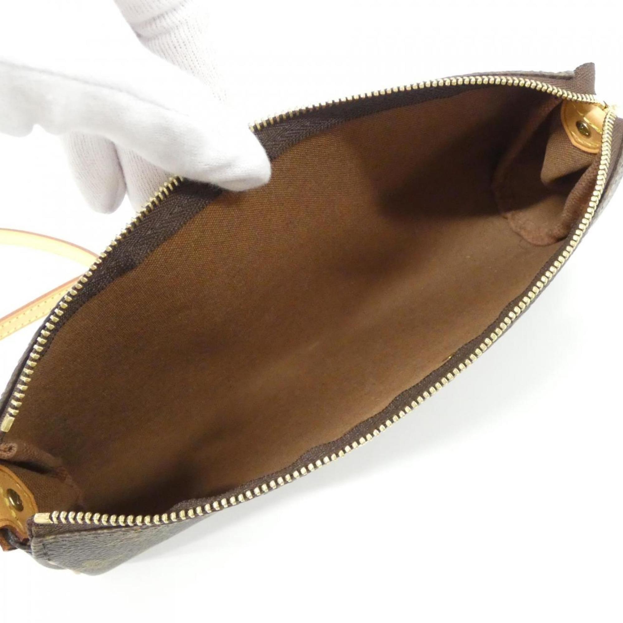 Louis Vuitton Brown Coated Canvas Shoulder Bag (Pre-Owned)