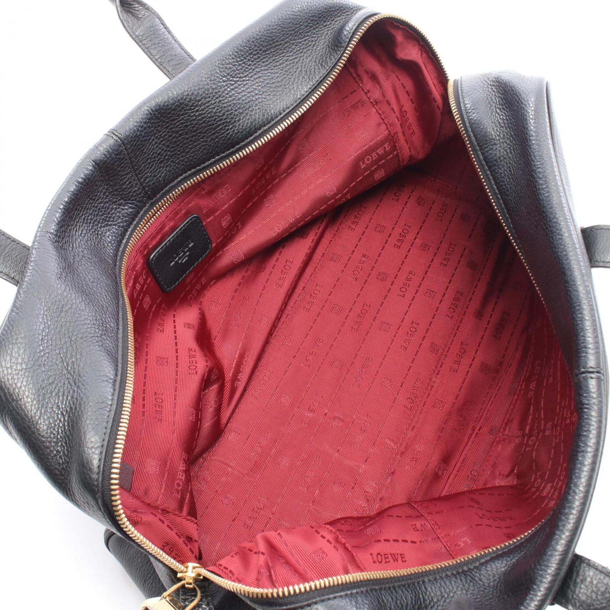Loewe Black Leather Handbag (Pre-Owned)